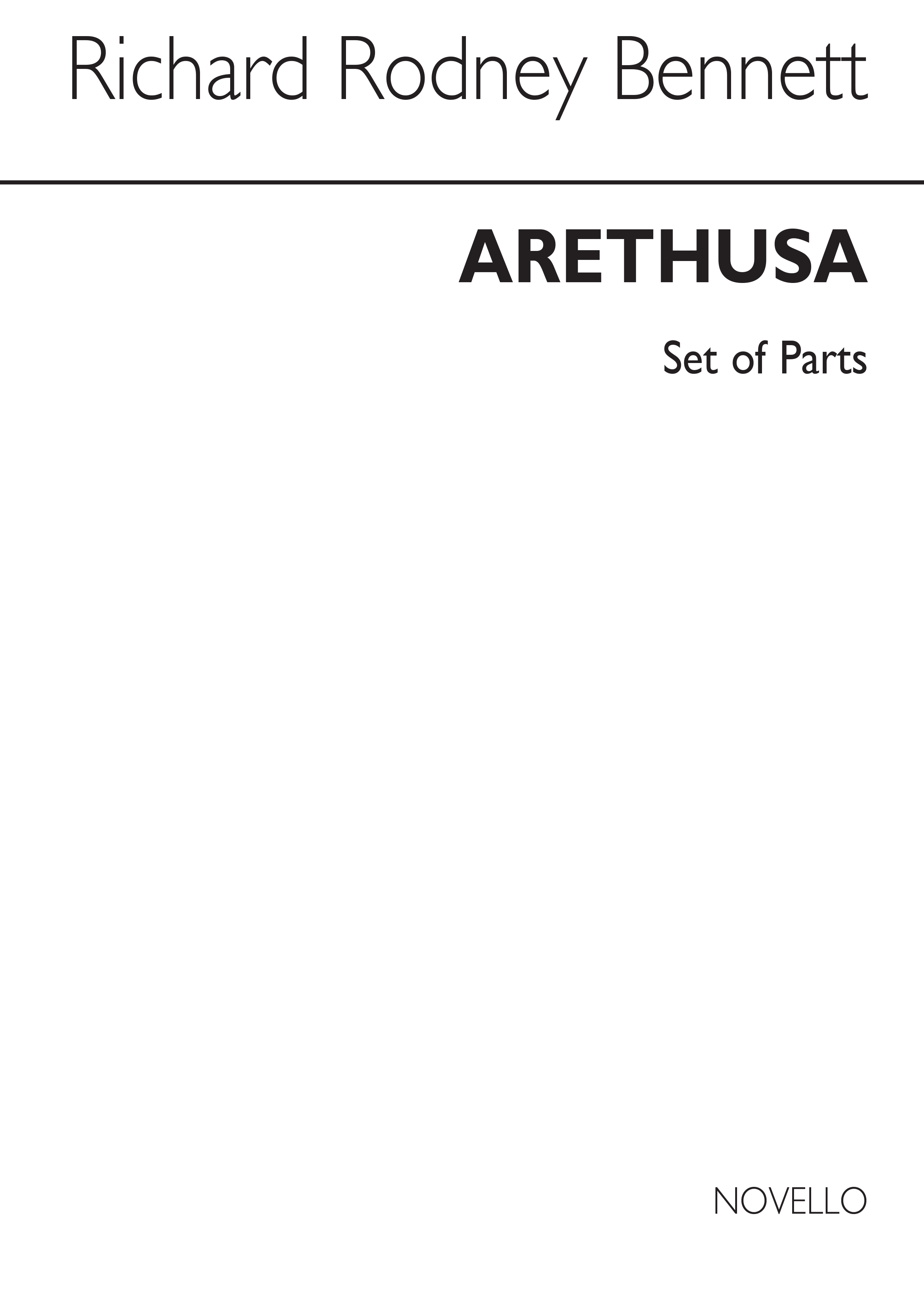 RR Bennett: Arethusa Oboe with String Trio (Parts)