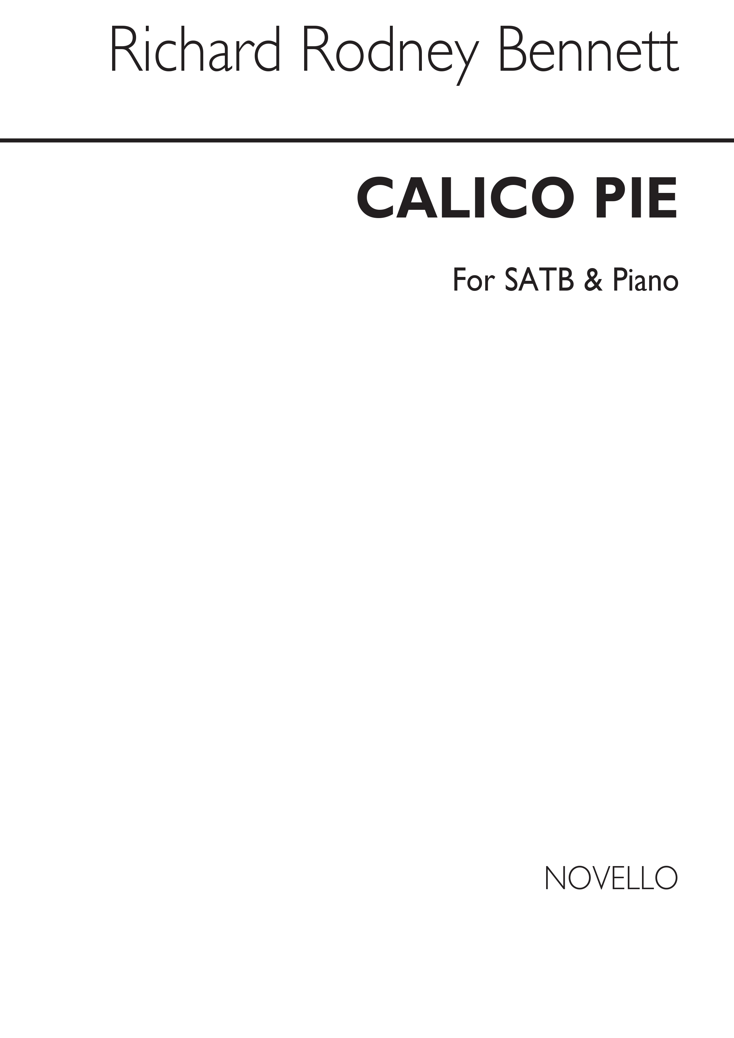 RR Bennett: Calico Pie - 1st Movement for SATB Chorus