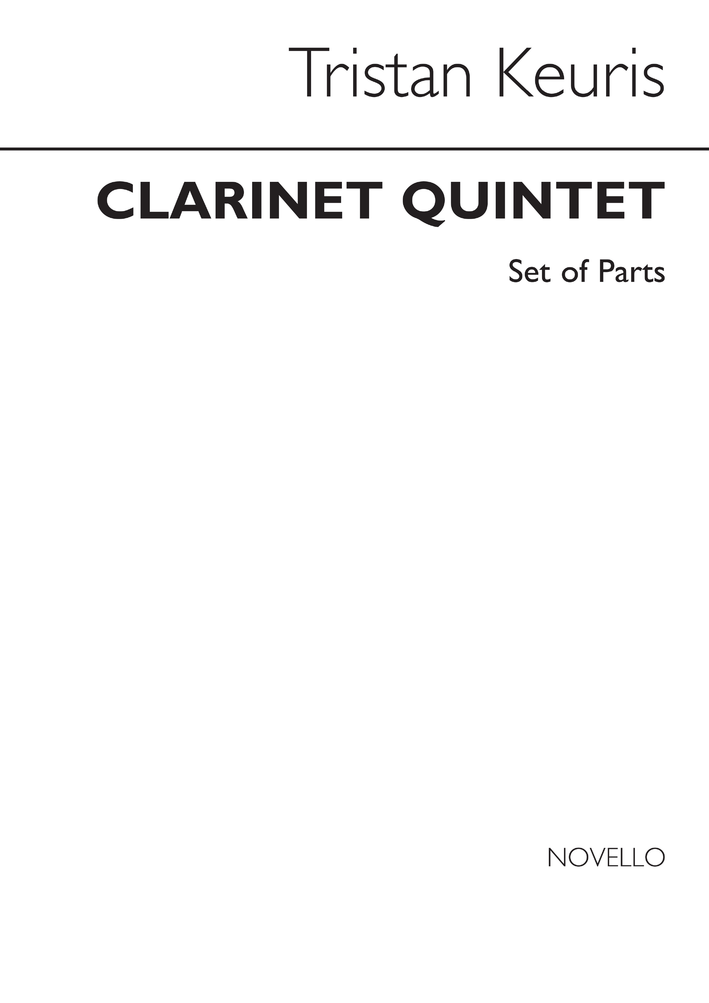 Tristan Keuris: Clarinet Quintet (Parts)