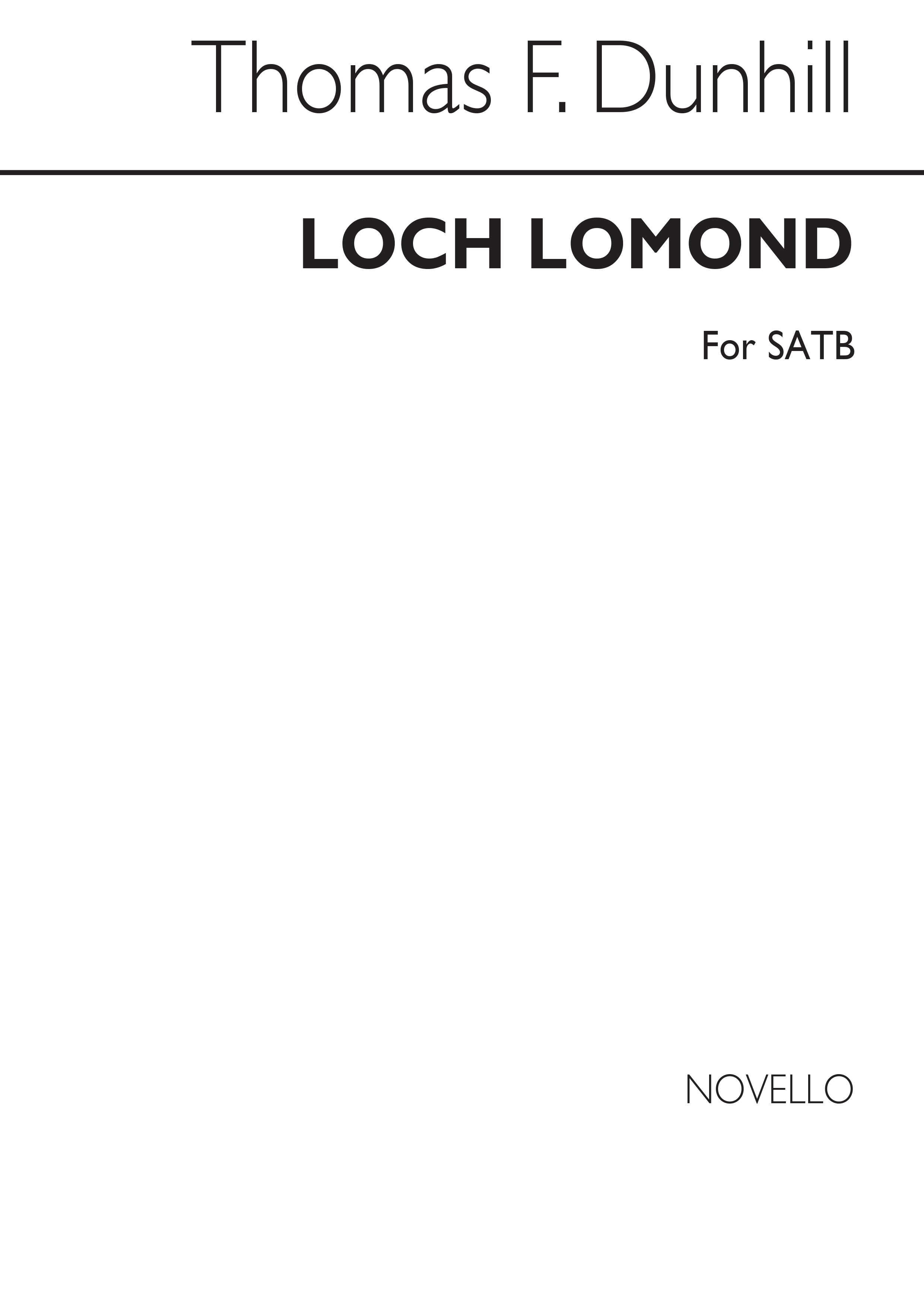 Thomas F. Dunhill: Loch Lomond (SATB)