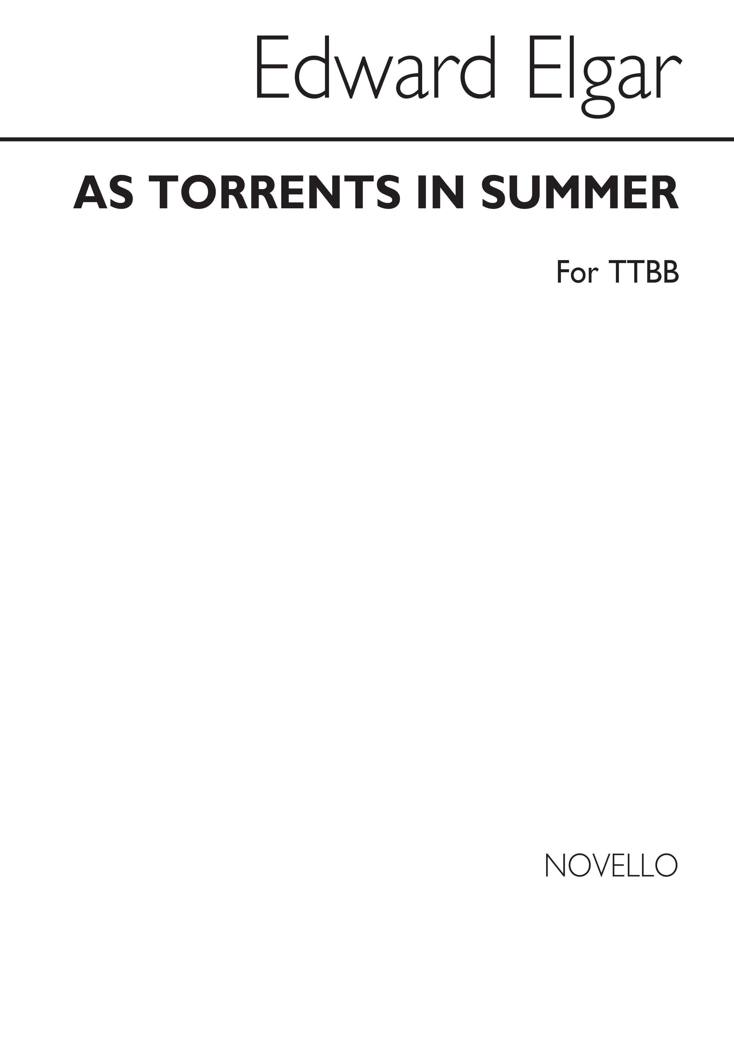 Elgar As Torrents In Summer Ttbb