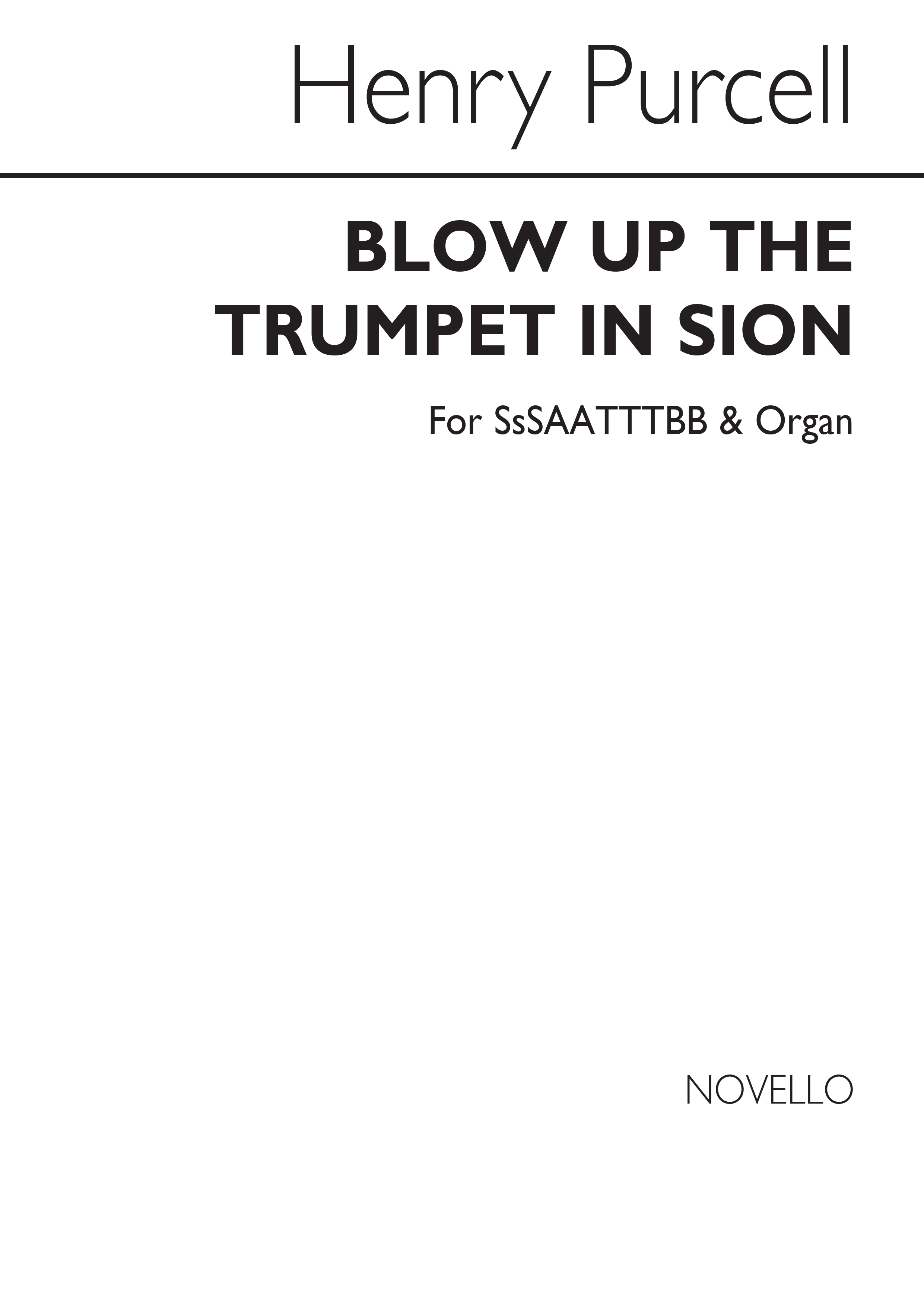 Henry Purcell: Blow Up The Trumpet In Sion