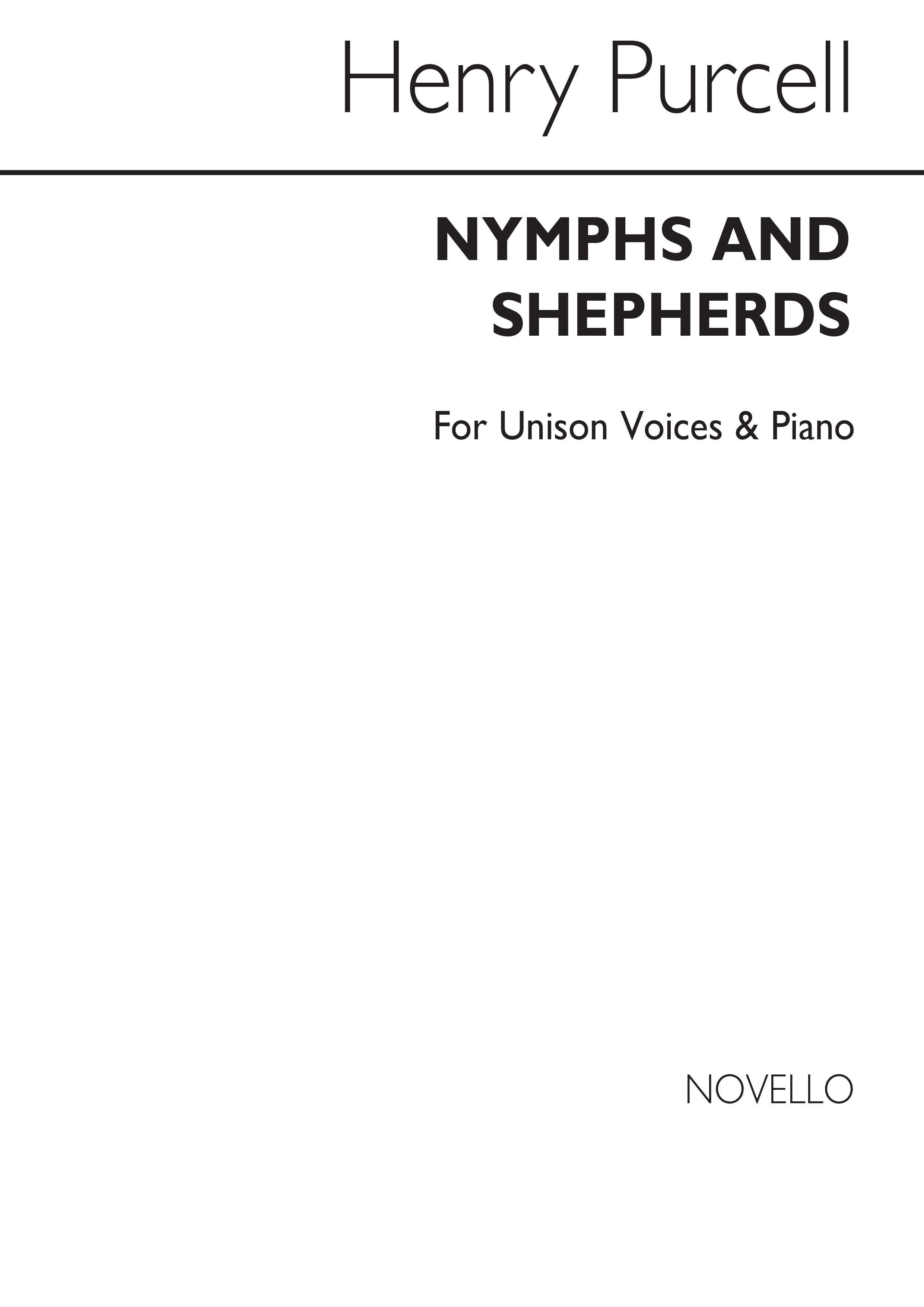 Purcell, H Nymphs And Shepherds Unison And Piano (Ss920)