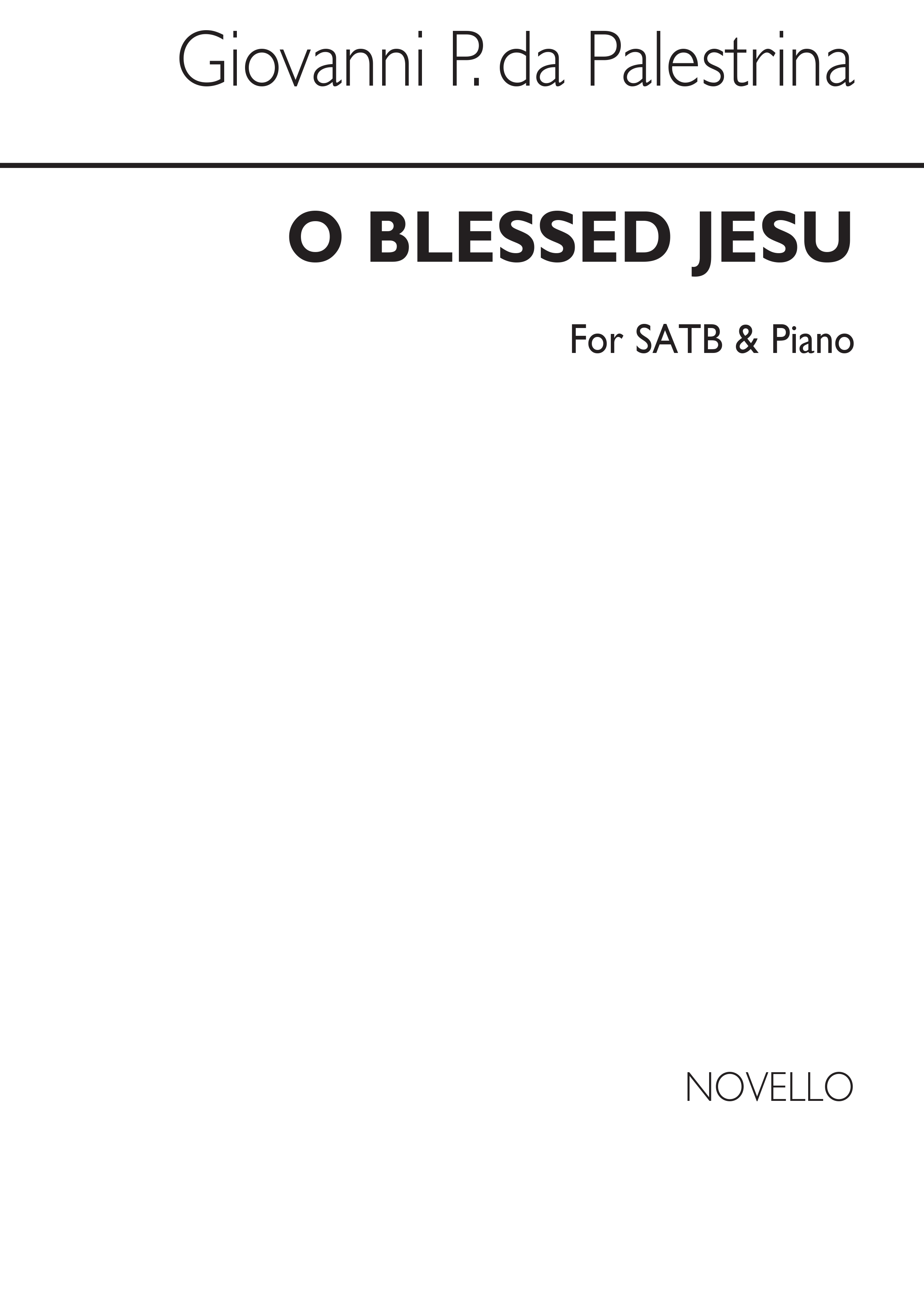 Giovanni Palestrina: O Blessed Jesu