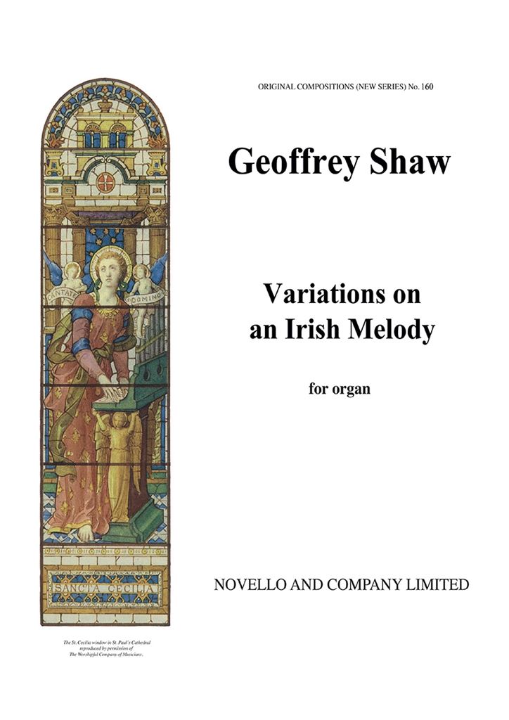 Geoffrey Shaw: Variations On An Irish Melody Organ