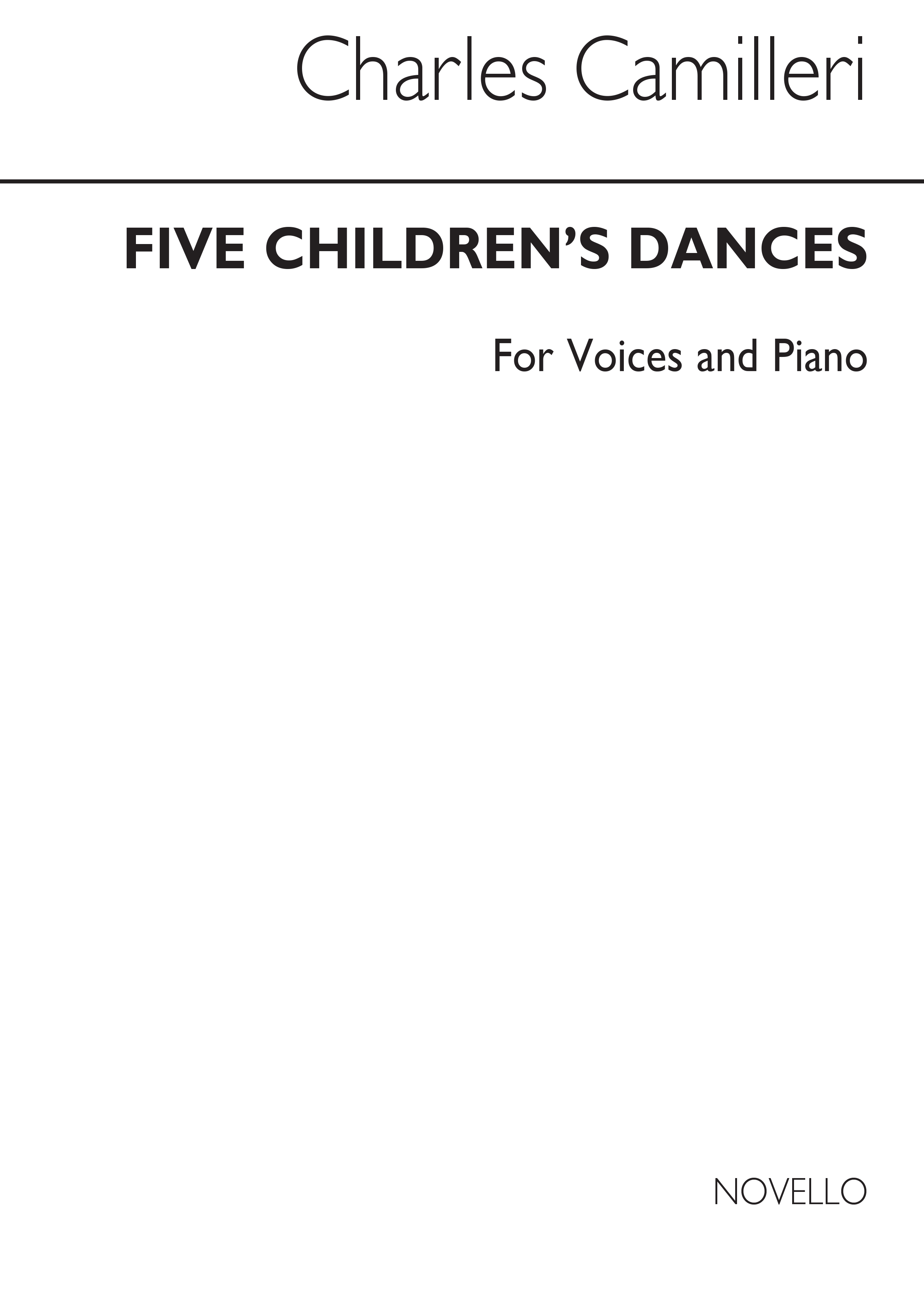 Camilleri: Five Children's Dances for Piano