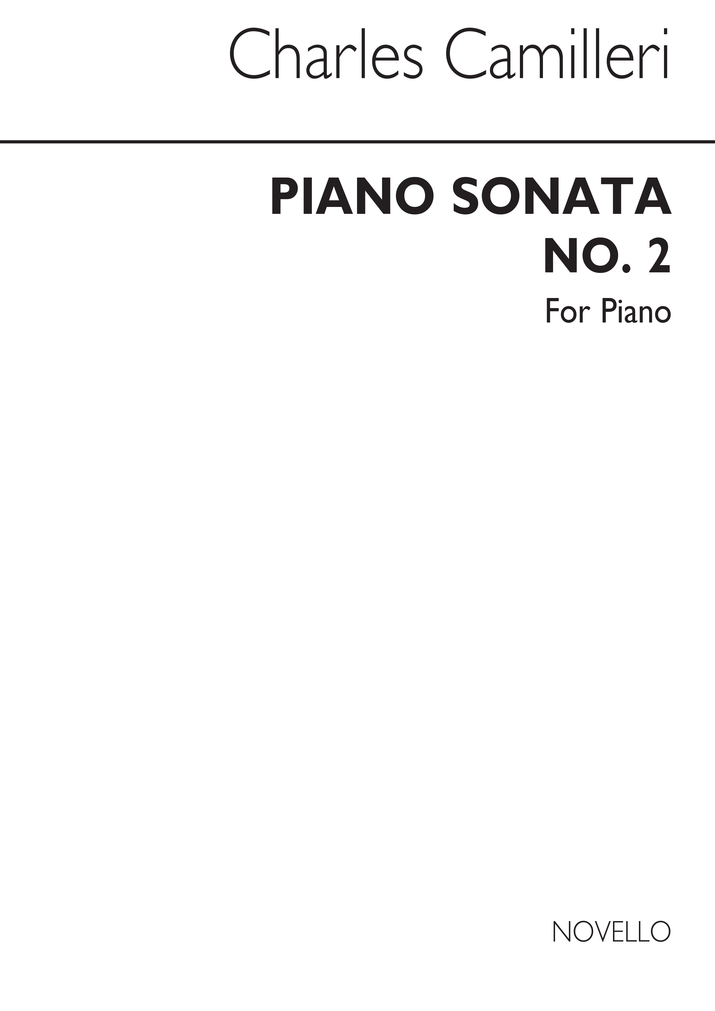 Charles Camilleri: Piano Sonata No.2 Op.15