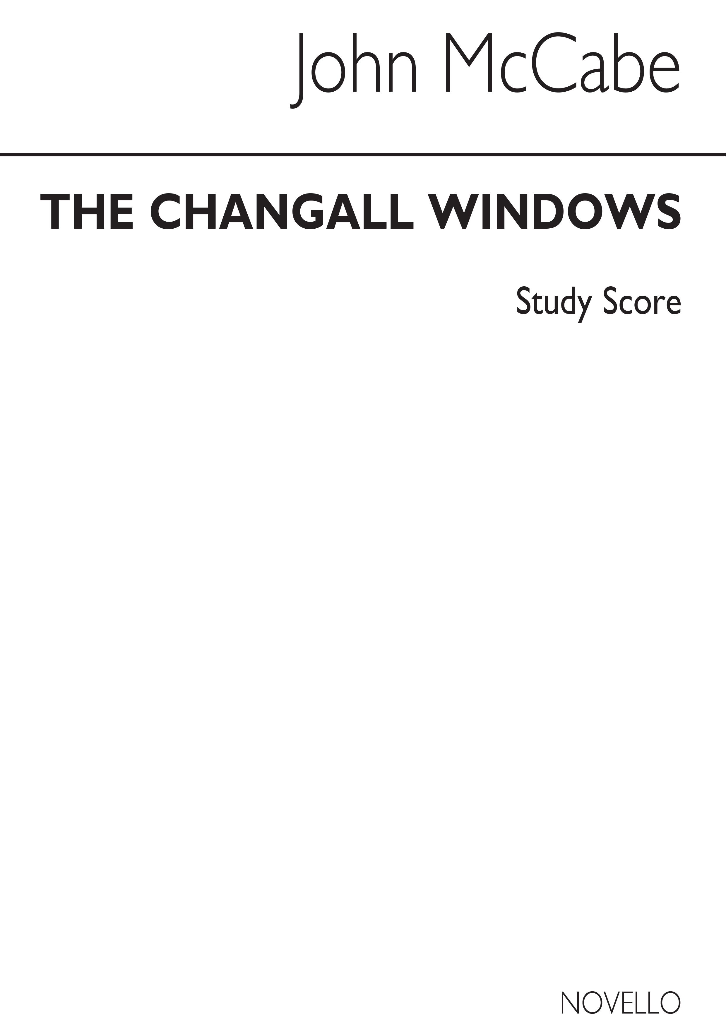 McCabe: Chagall Windows (Study Score)