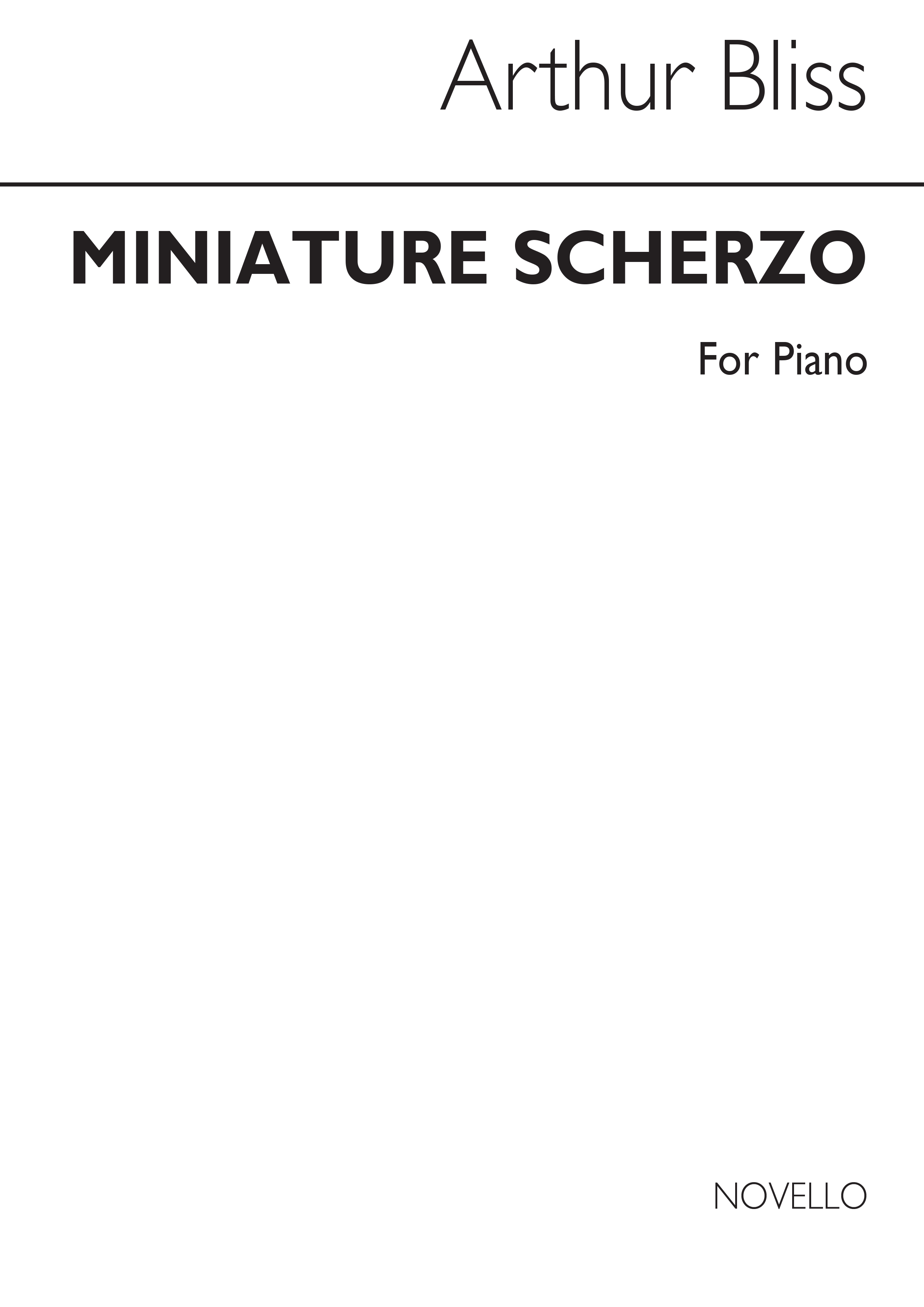 Bliss: Miniature Scherzo