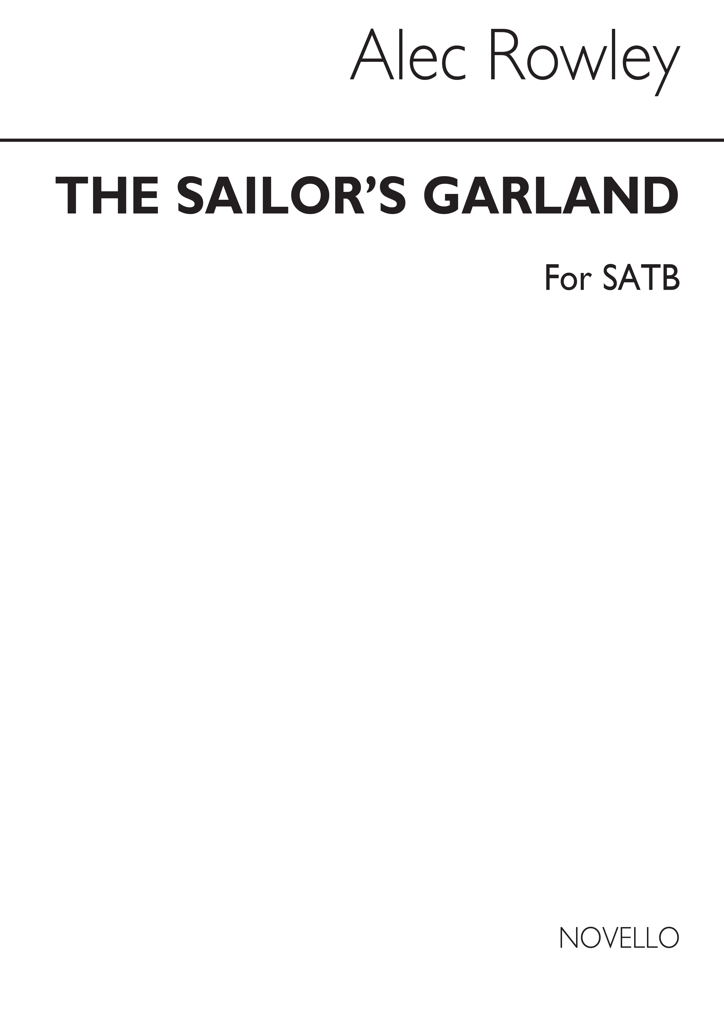 Rowley: The Sailor's Garland Vocal Score