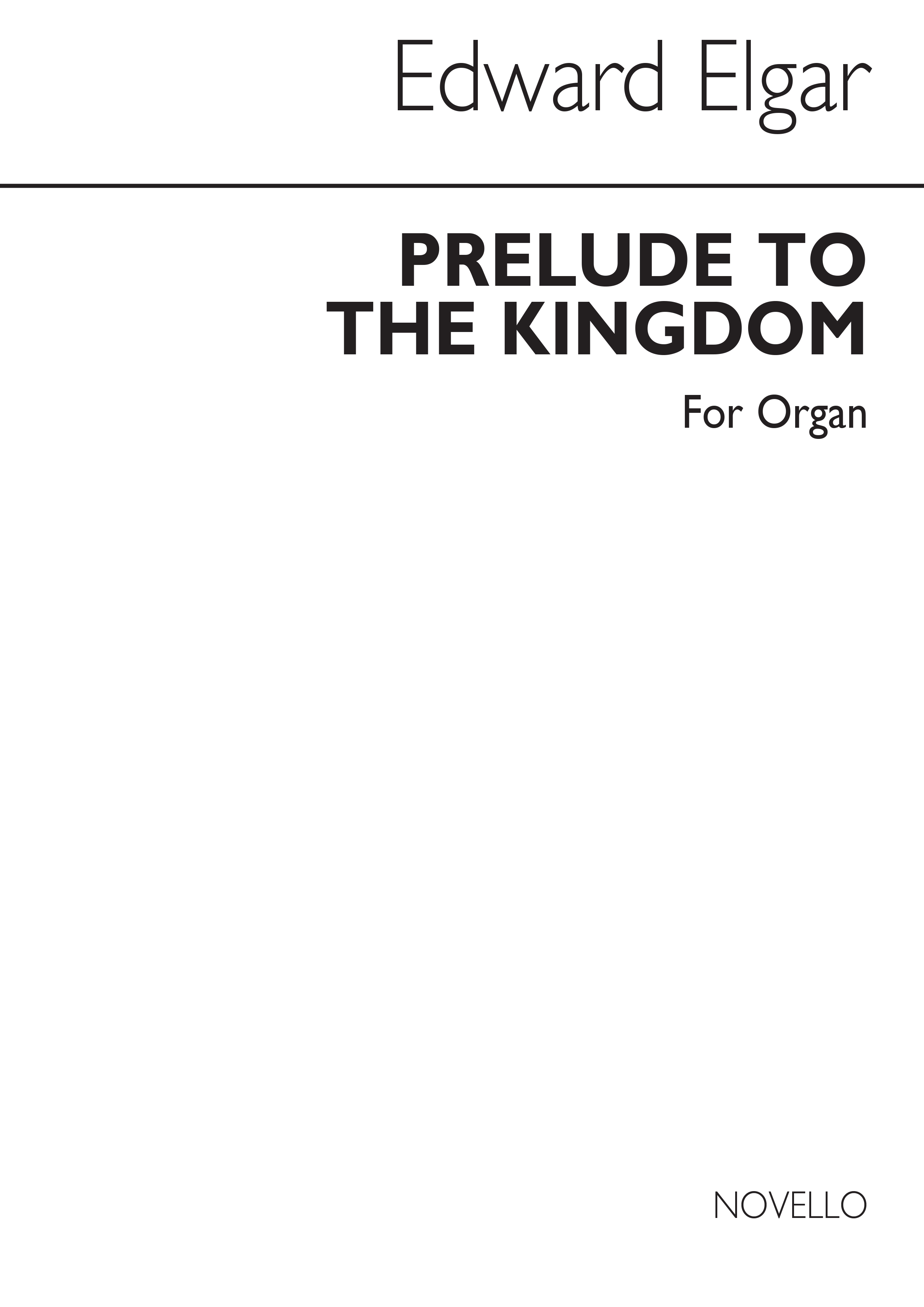 Elgar: Prelude from 'The Kingdom' for Organ