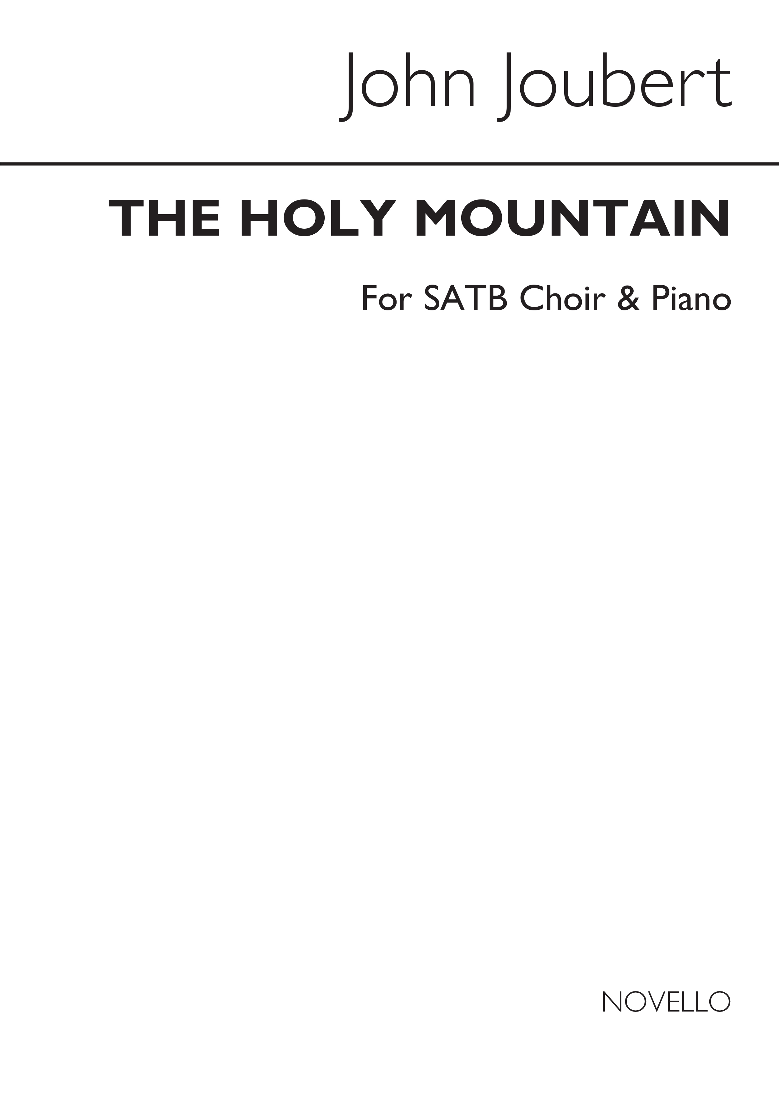 Joubert: The Holy Mountain (Vocal Score)