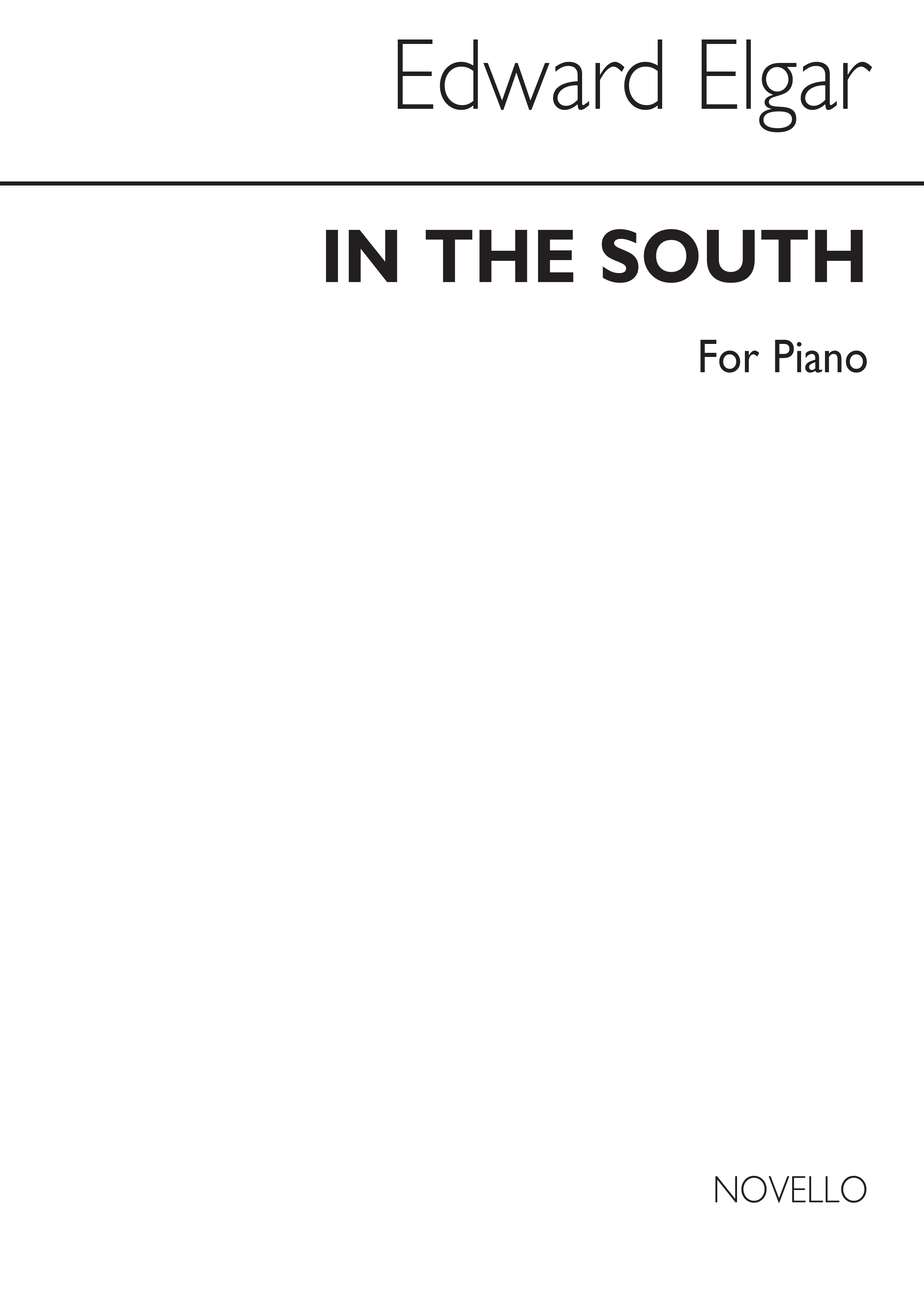 Elgar: In The South for Piano Solo