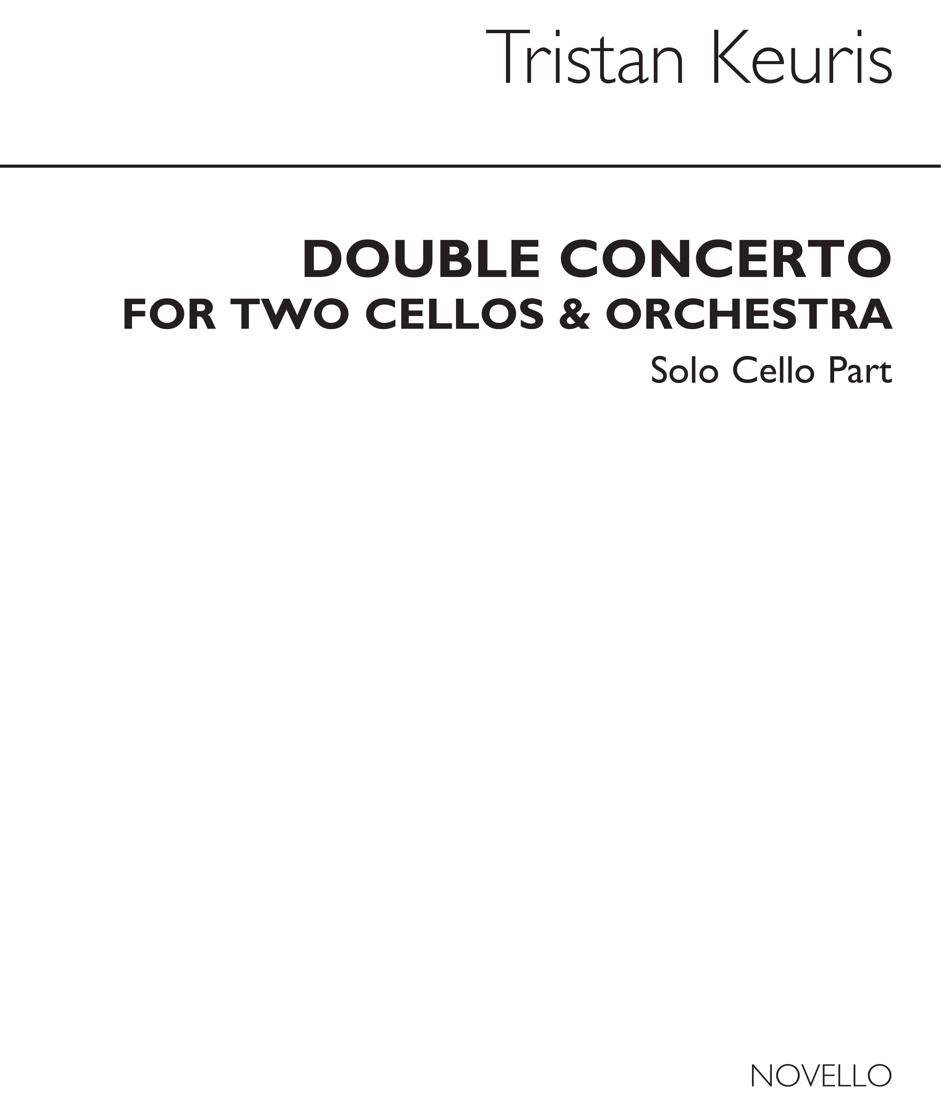 Tristan Keuris: Double Cello Concerto (Solo Cello Parts)