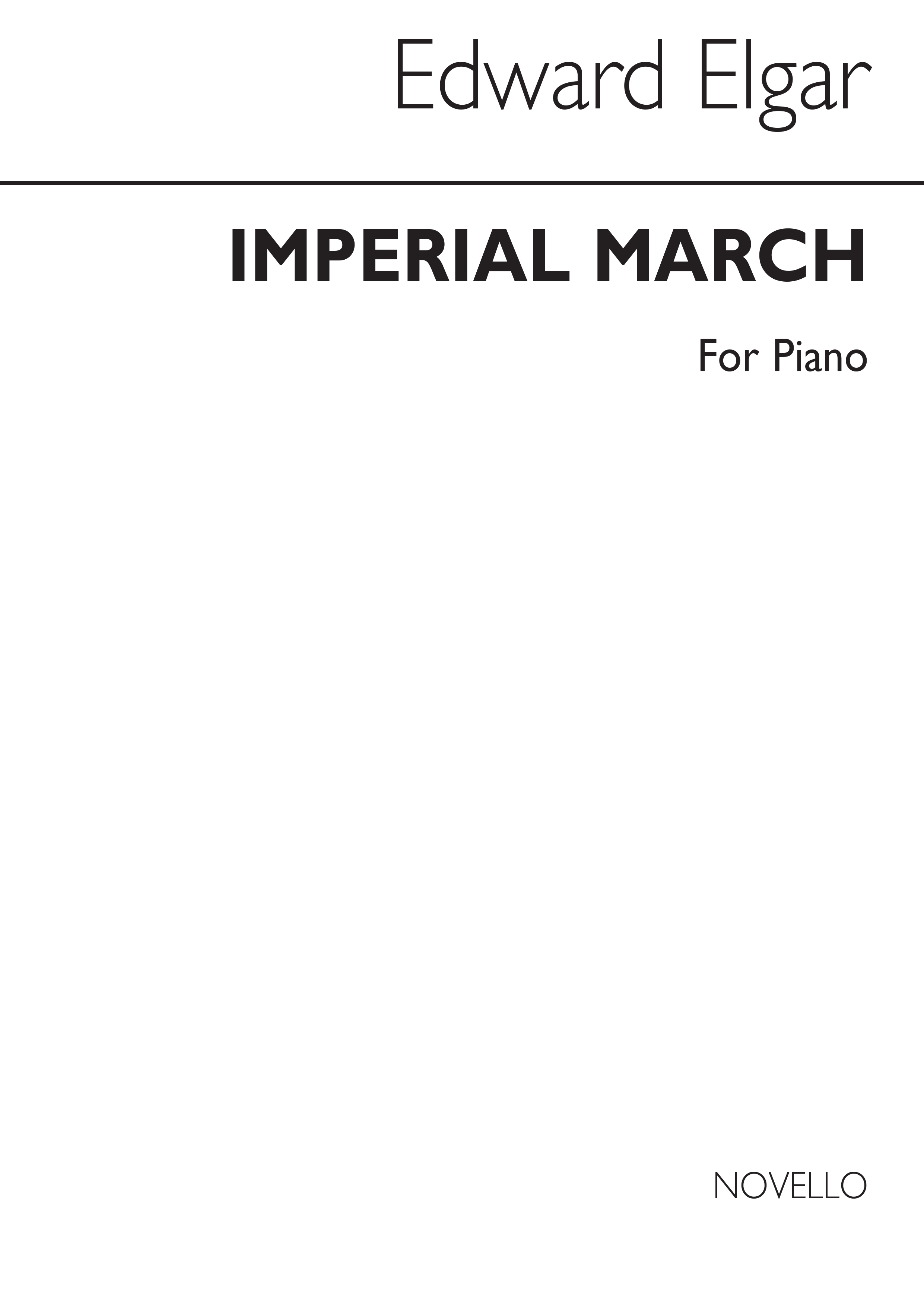 Elgar: Imperial March for Solo Piano