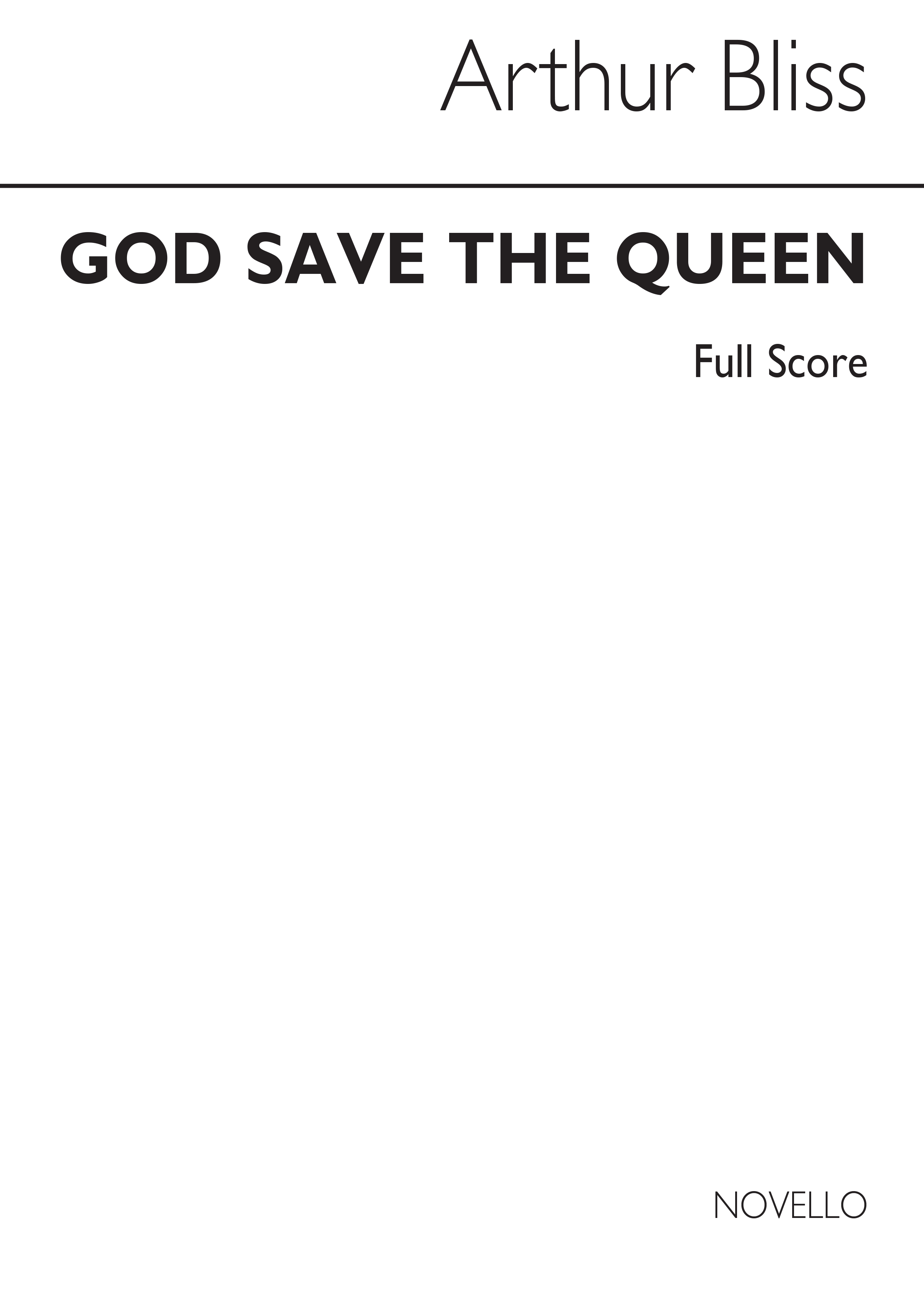 Bliss: God Save The Queen (Full Score)