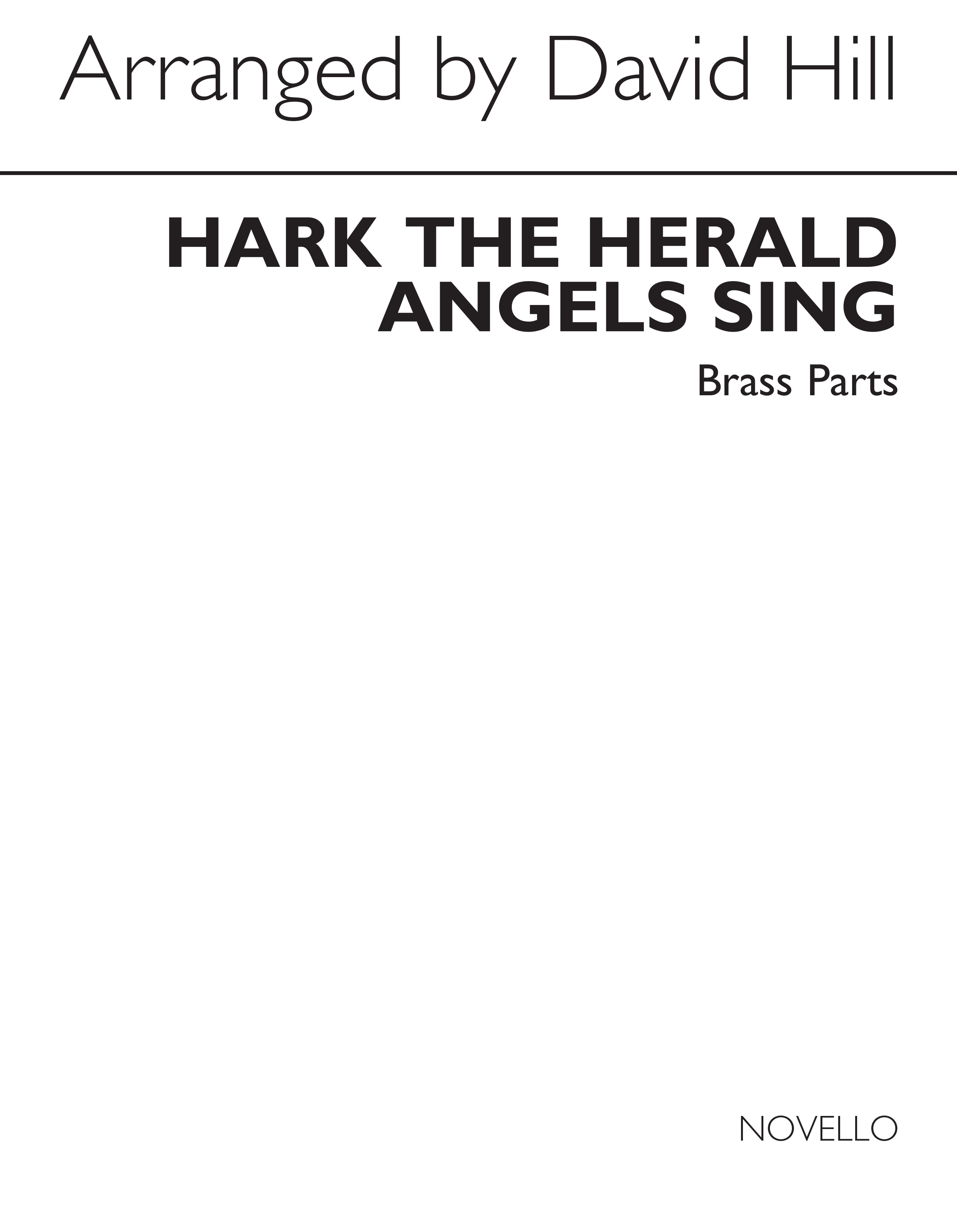 David Hill: Hark The Herald Angels Sing (Brass Parts)