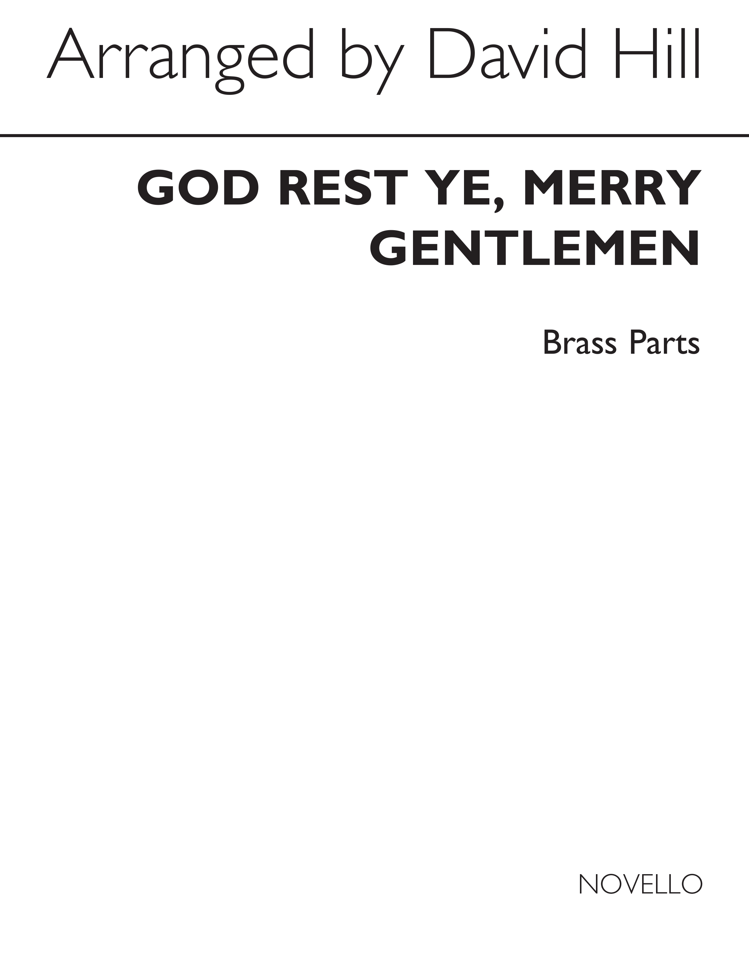 David Hill: God Rest Ye Merry Gentlemen (BrassParts)