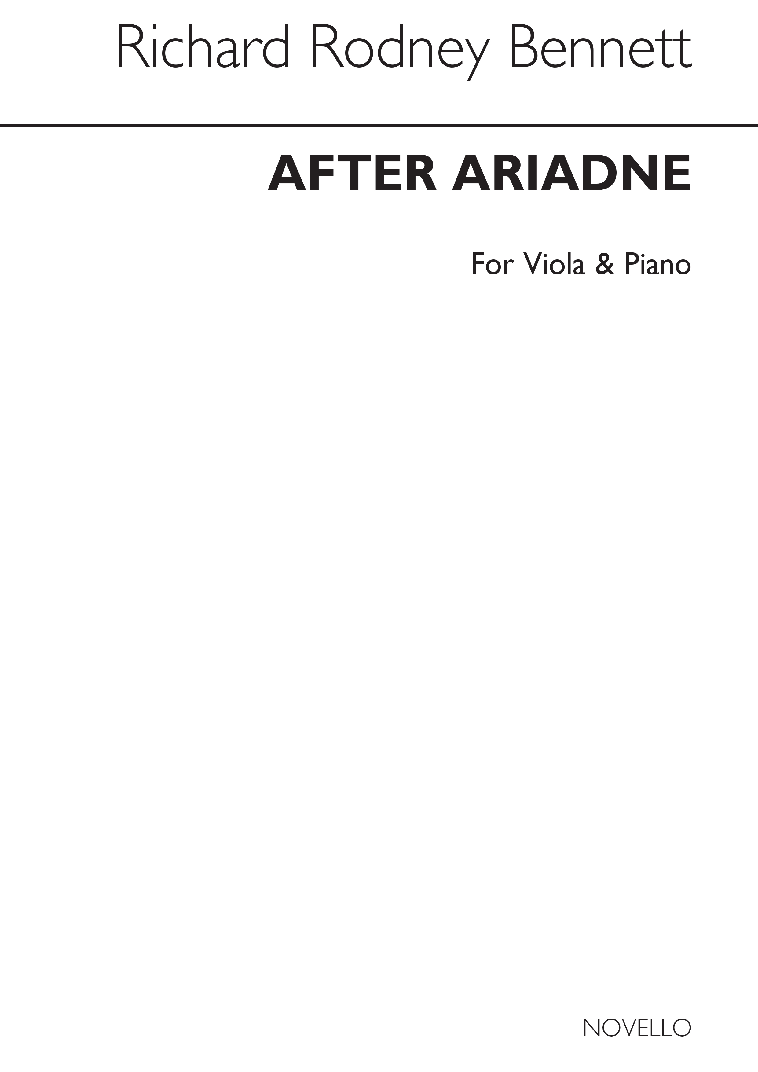 Richard Rodney Bennett: After Ariadne