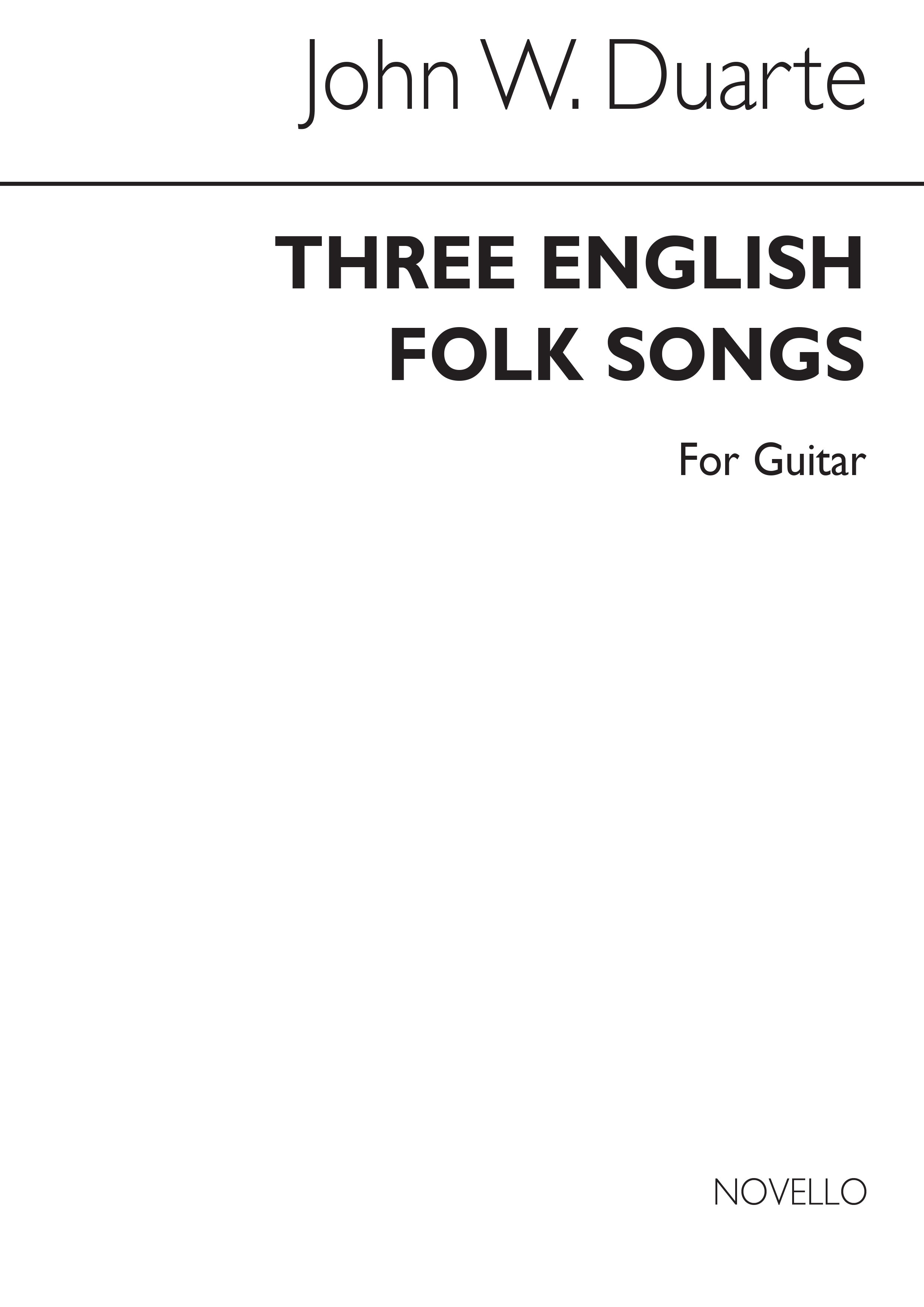 John Duarte: Three English Folk Songs