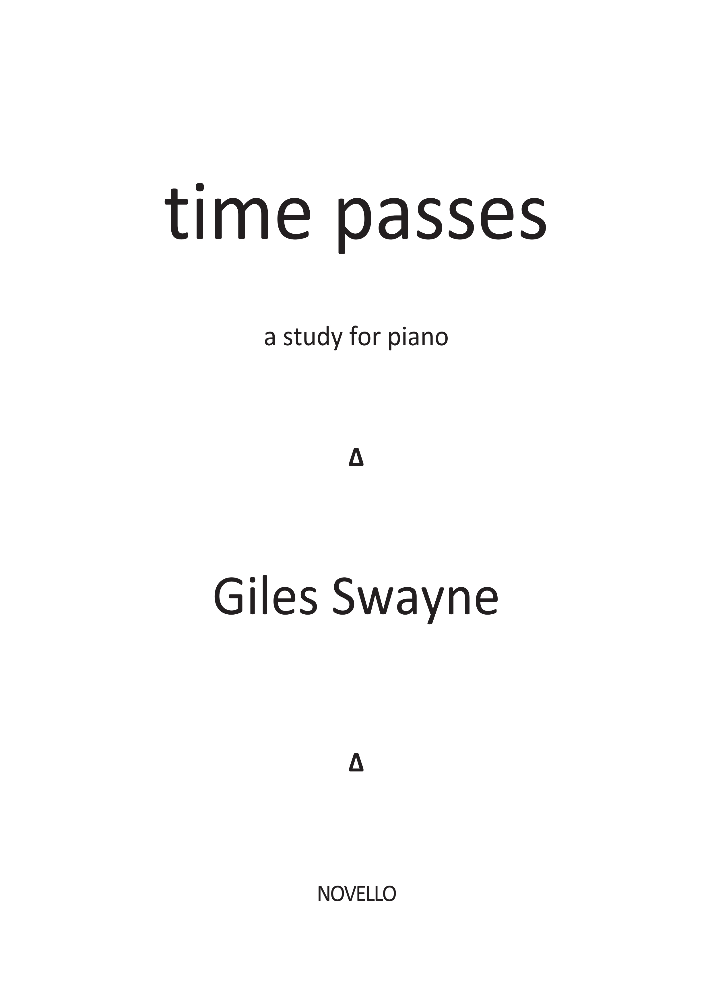 Giles Swayne: Time Passes Op.41a