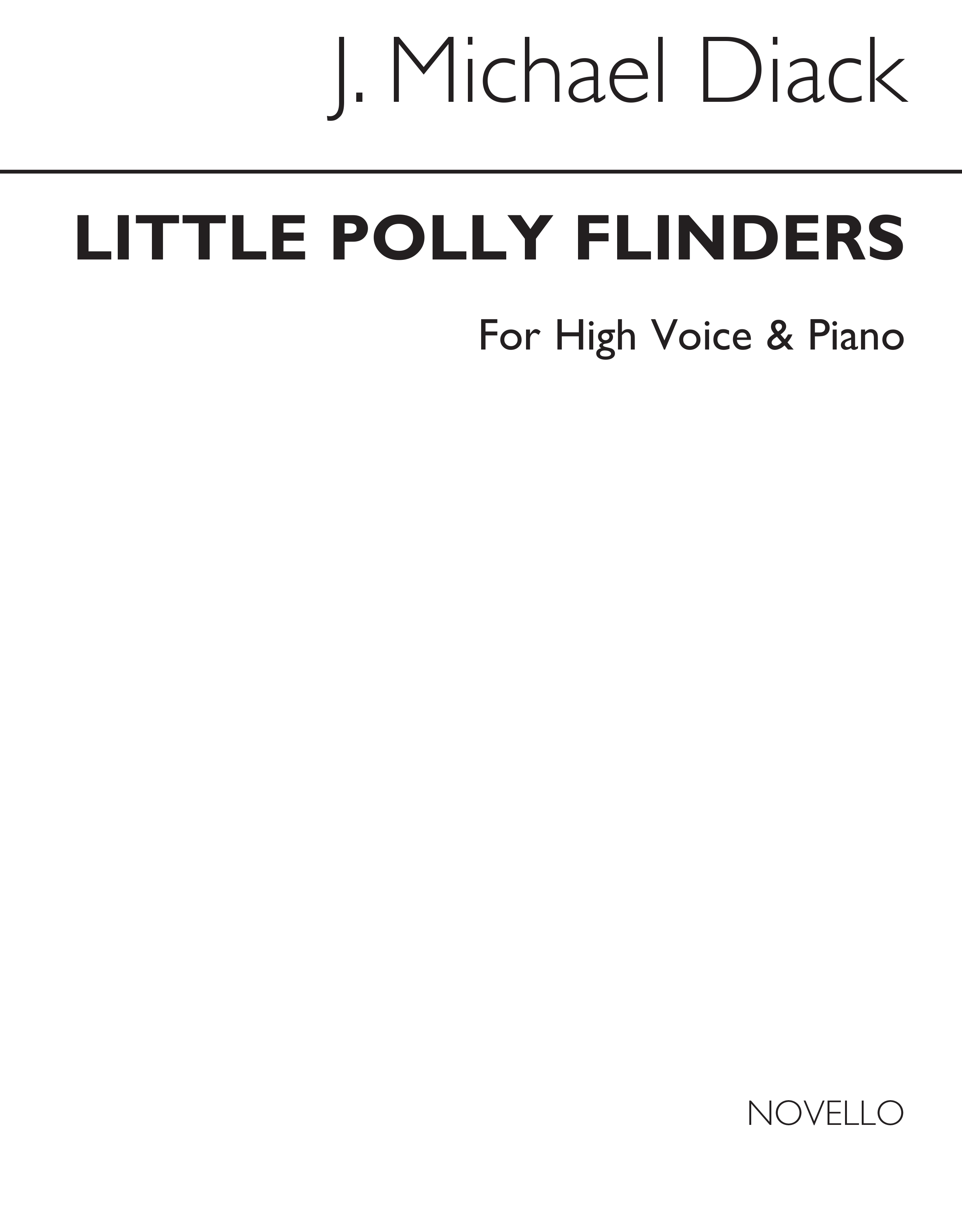 Diack Little Polly Flinders High Voice/Piano