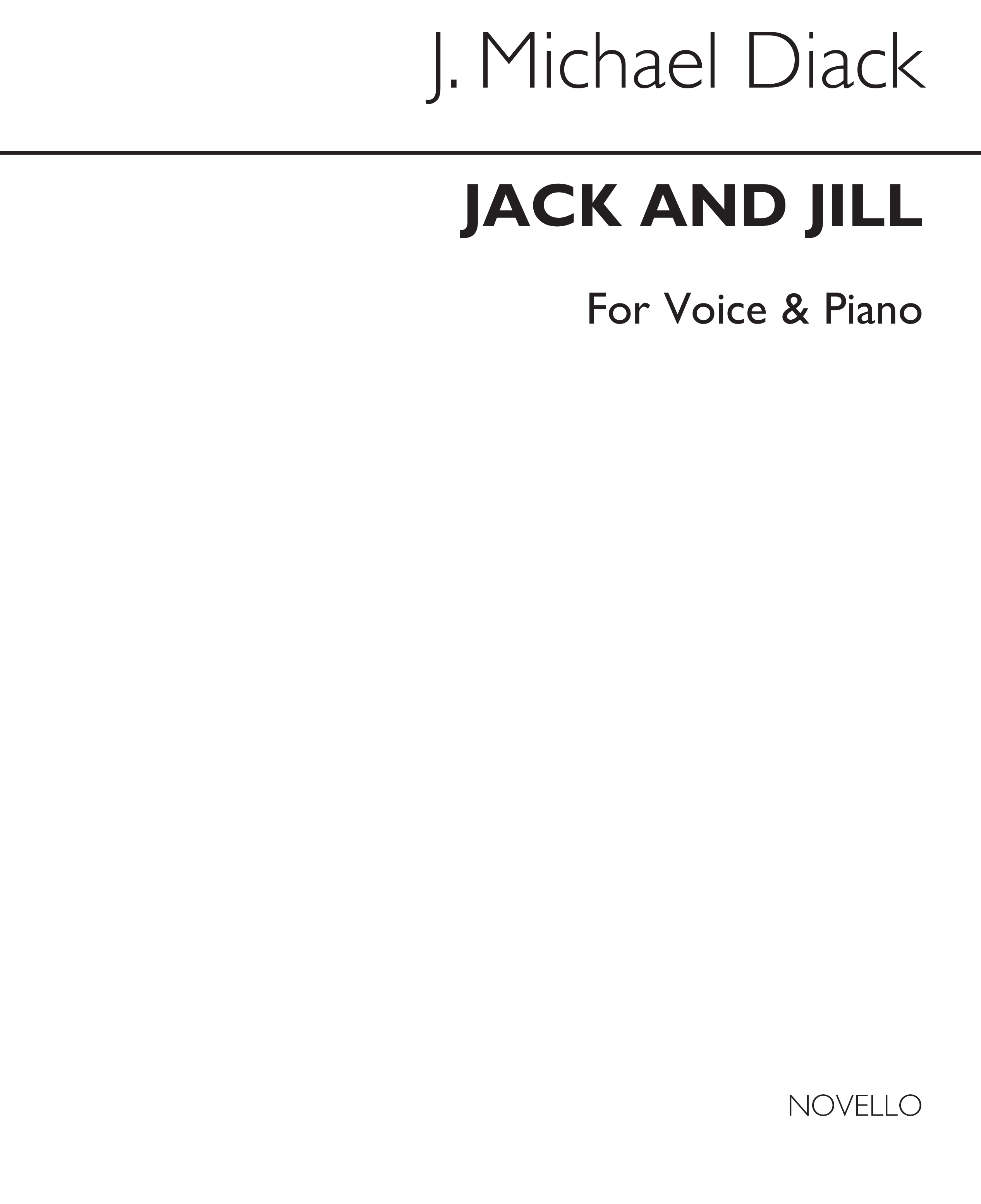 Diack Jack And Jill High Voice/Piano