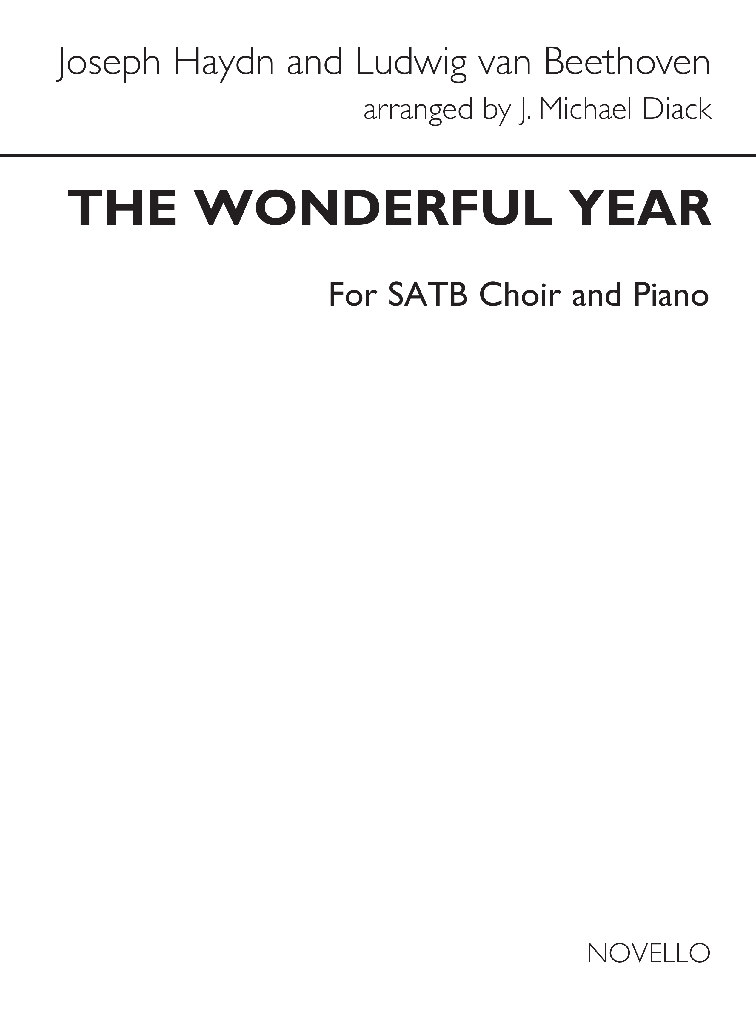 Joseph Haydn/Ludwig Van Beethoven: The Wonderful Year (SATB/Piano)