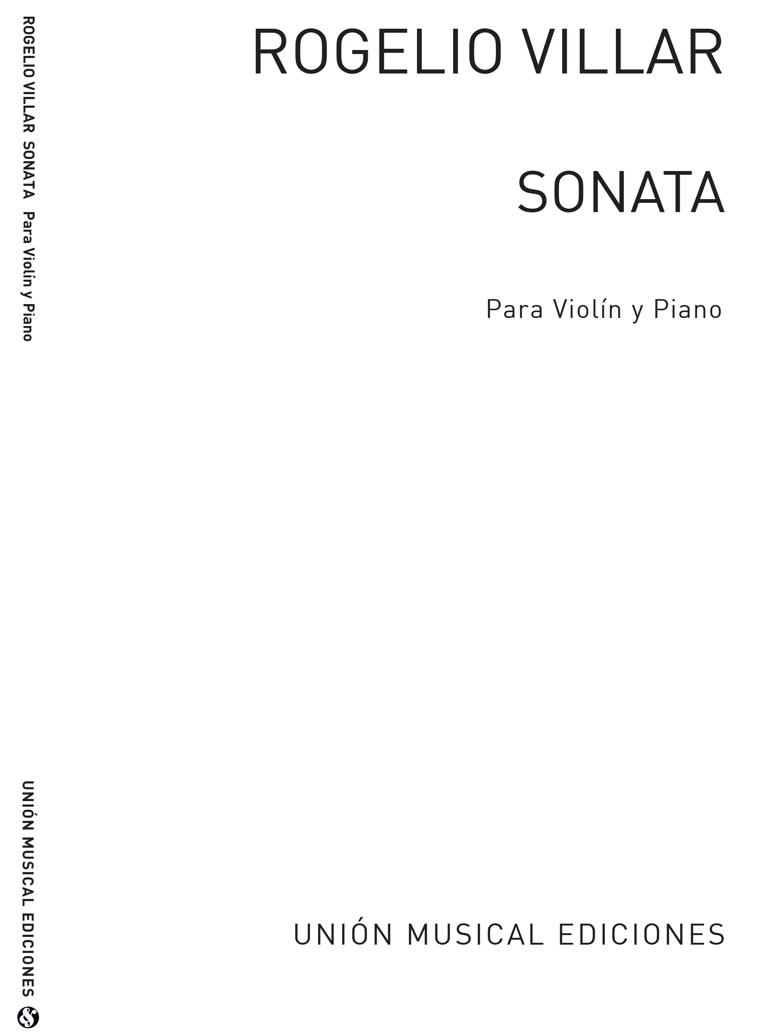 Villar, R: Sonata for Violin and Piano