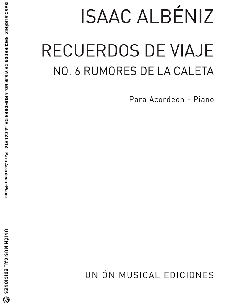 Albeniz: Rumores de la Caleta - malaguena (Biok) for Accordion