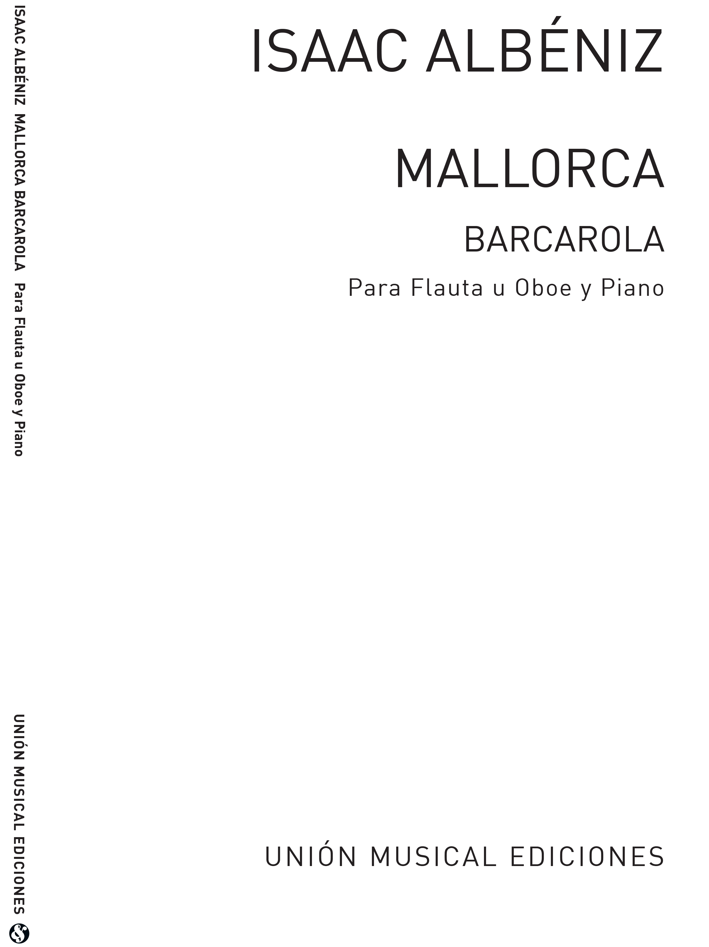 Albeniz: Mallorca Barcarola (Amaz) for Flute and Piano