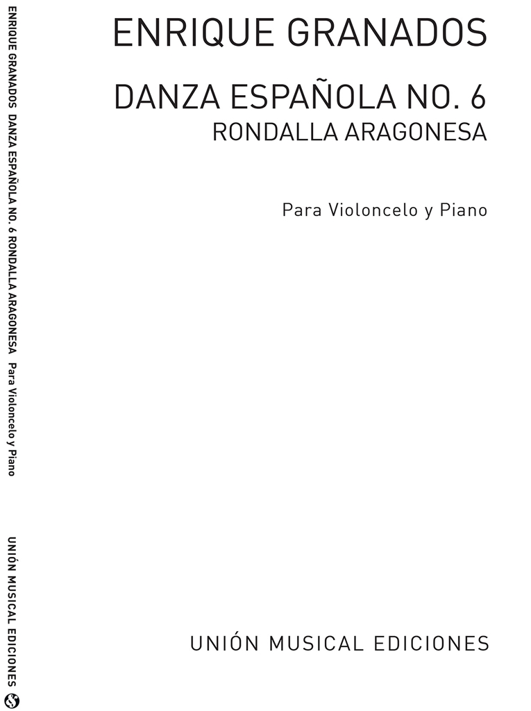 Granados: Danza Espanola No.6 Rondalla Aragonesa (Amaz) for Cello and Piano