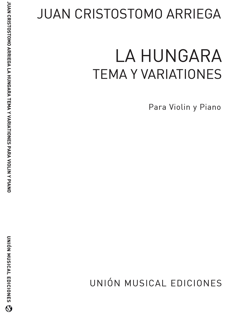 Arriaga: La Hungara for Violin and Piano