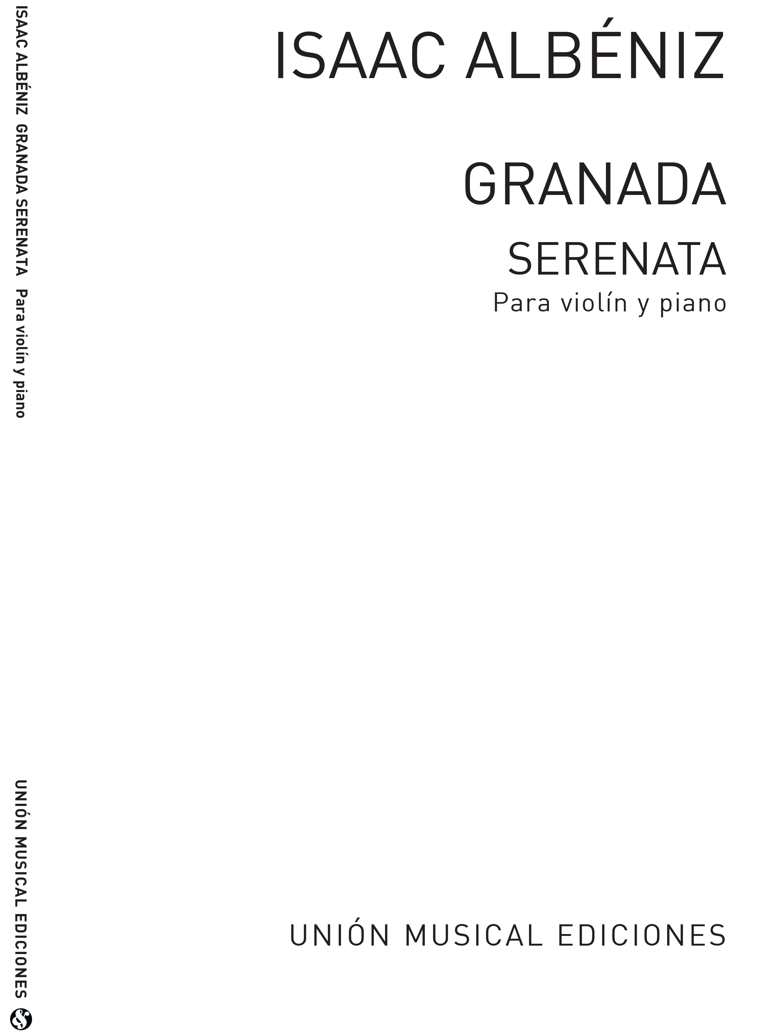 Albeniz: Granada Serenta for Violin/Piano