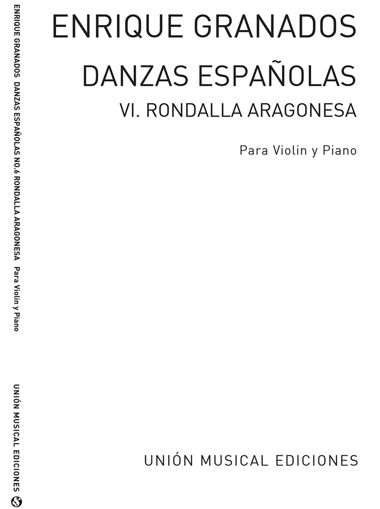 Granados: Danza Espanola No.6 Rondalla Aragonesa for Violin and Piano