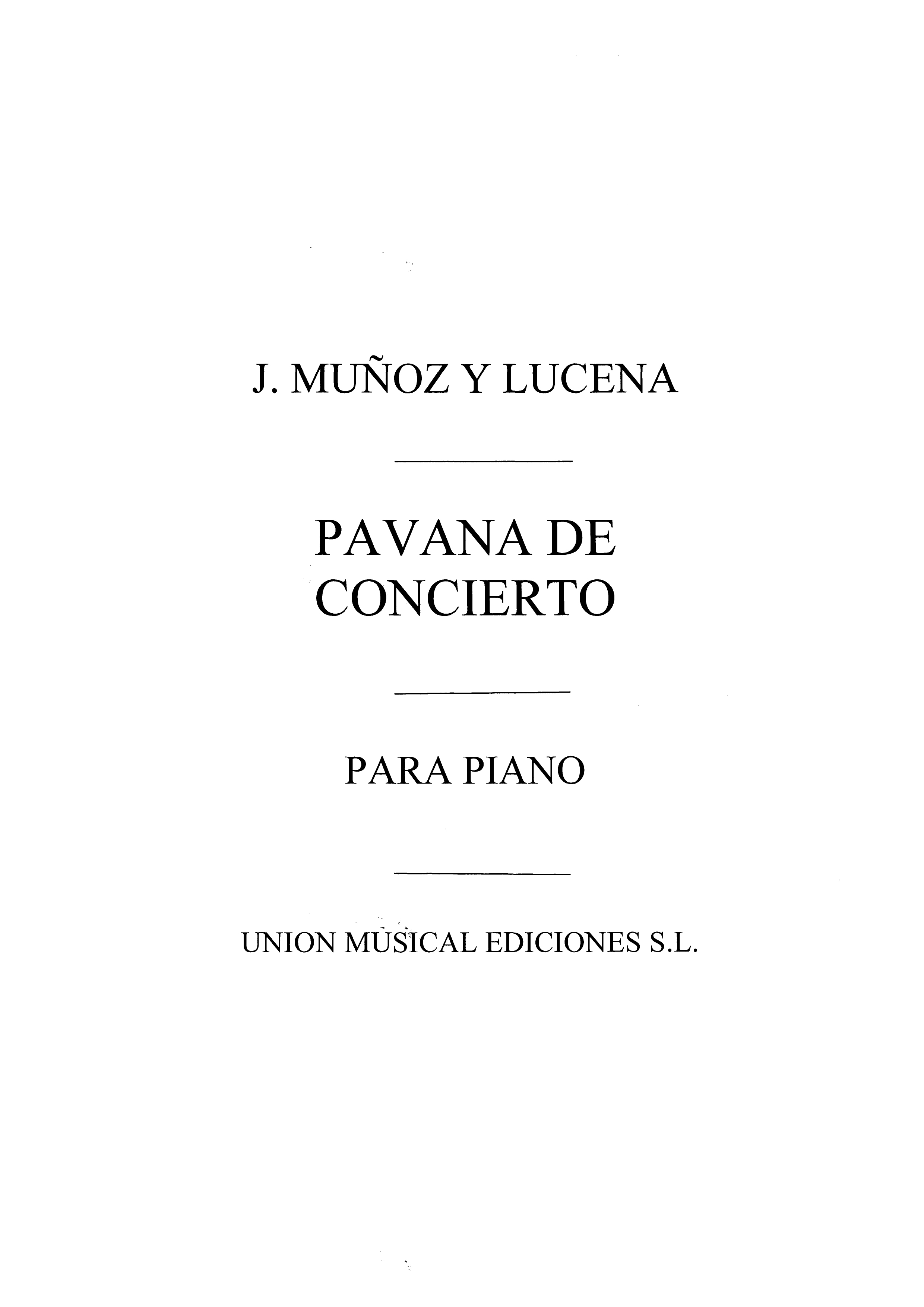 Lucena: Pavana for Violin and Piano