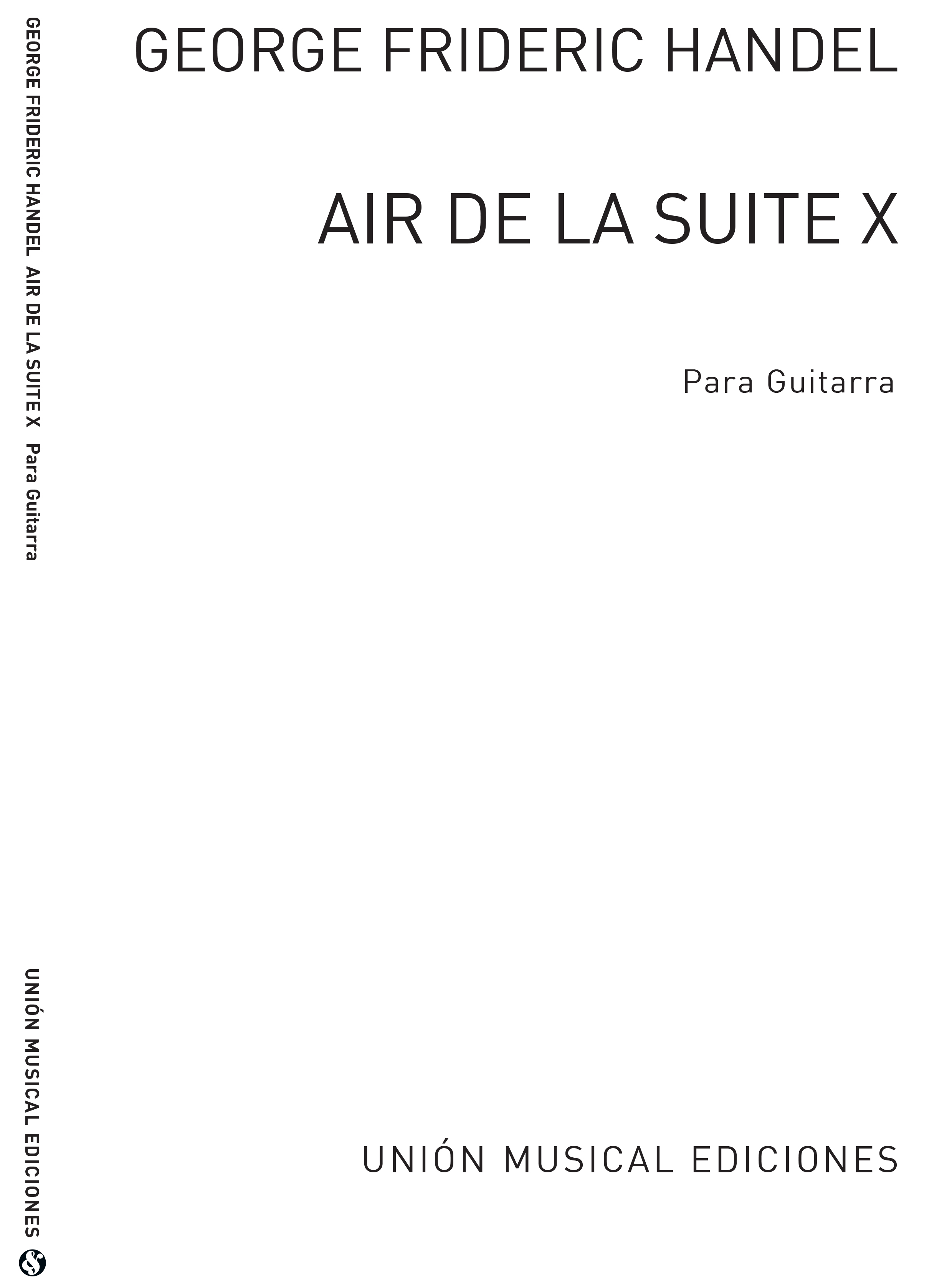 Haendel: Air De La Suite X (Segovia) for Guitar