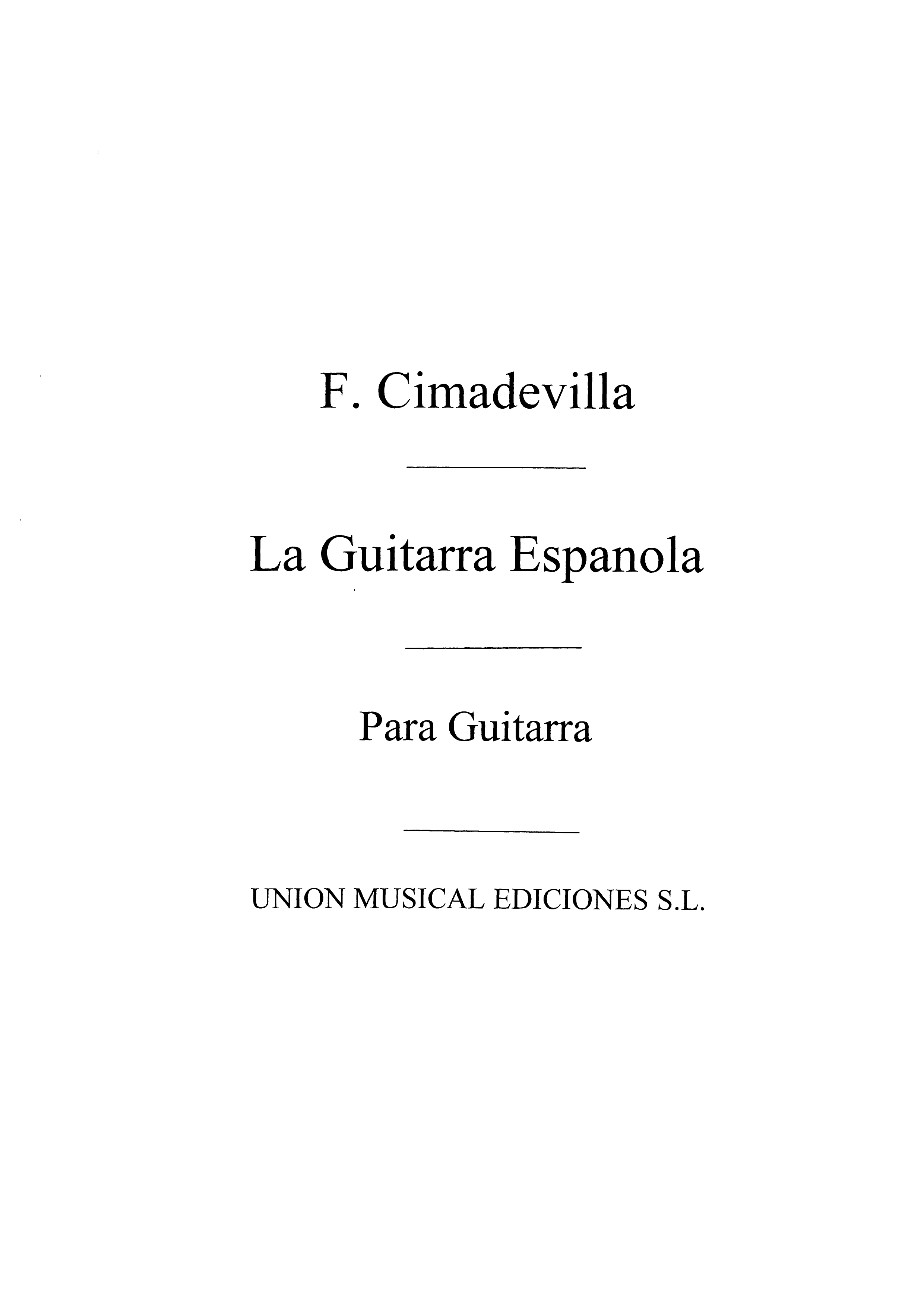 Cimadevilla: La Guitarra Espanola Gran Coleccion De Aires Regionales