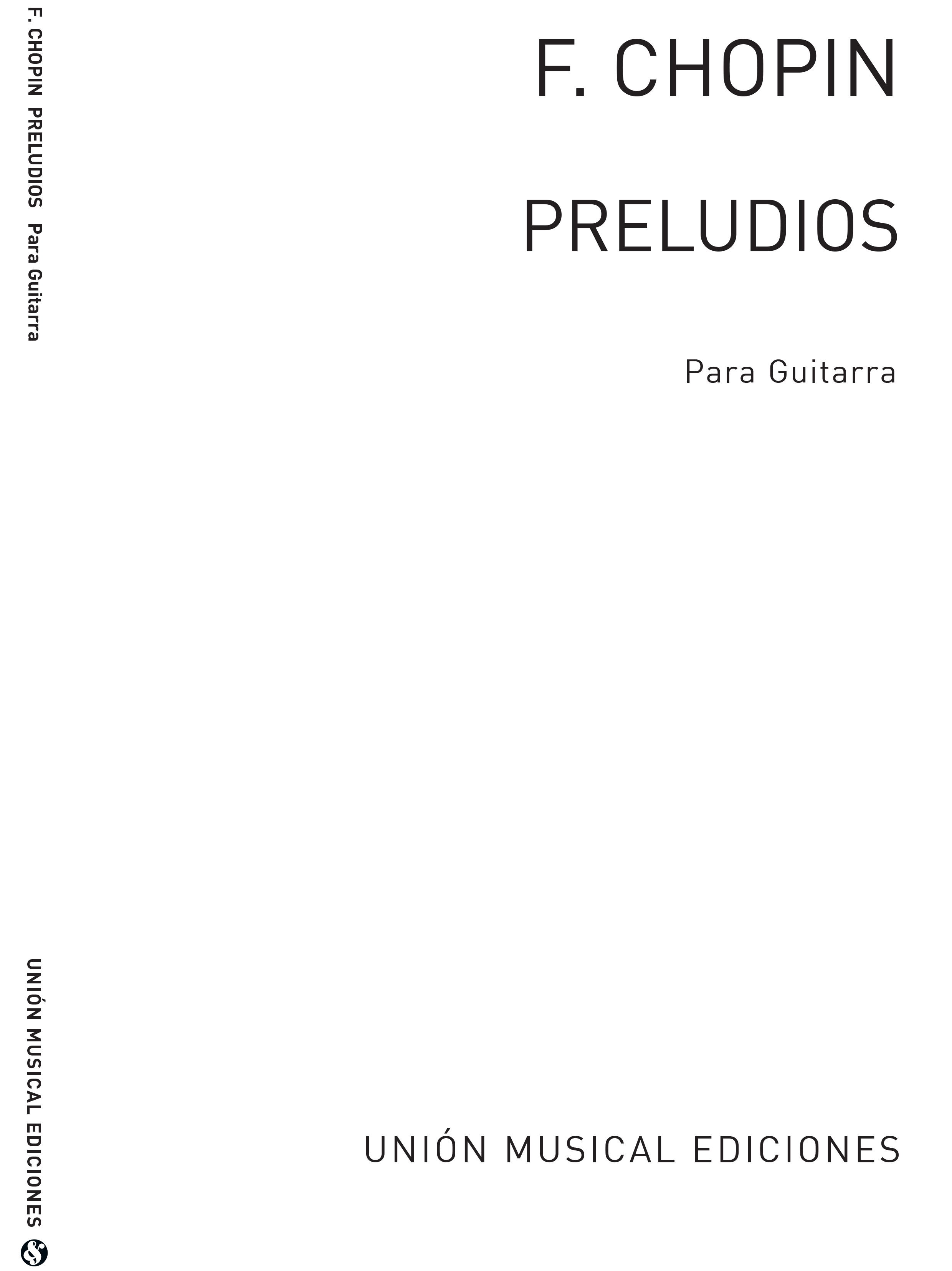 Frederic Chopin: Preludios Nos.6,7 & 20 (Tarrega) for Guitar