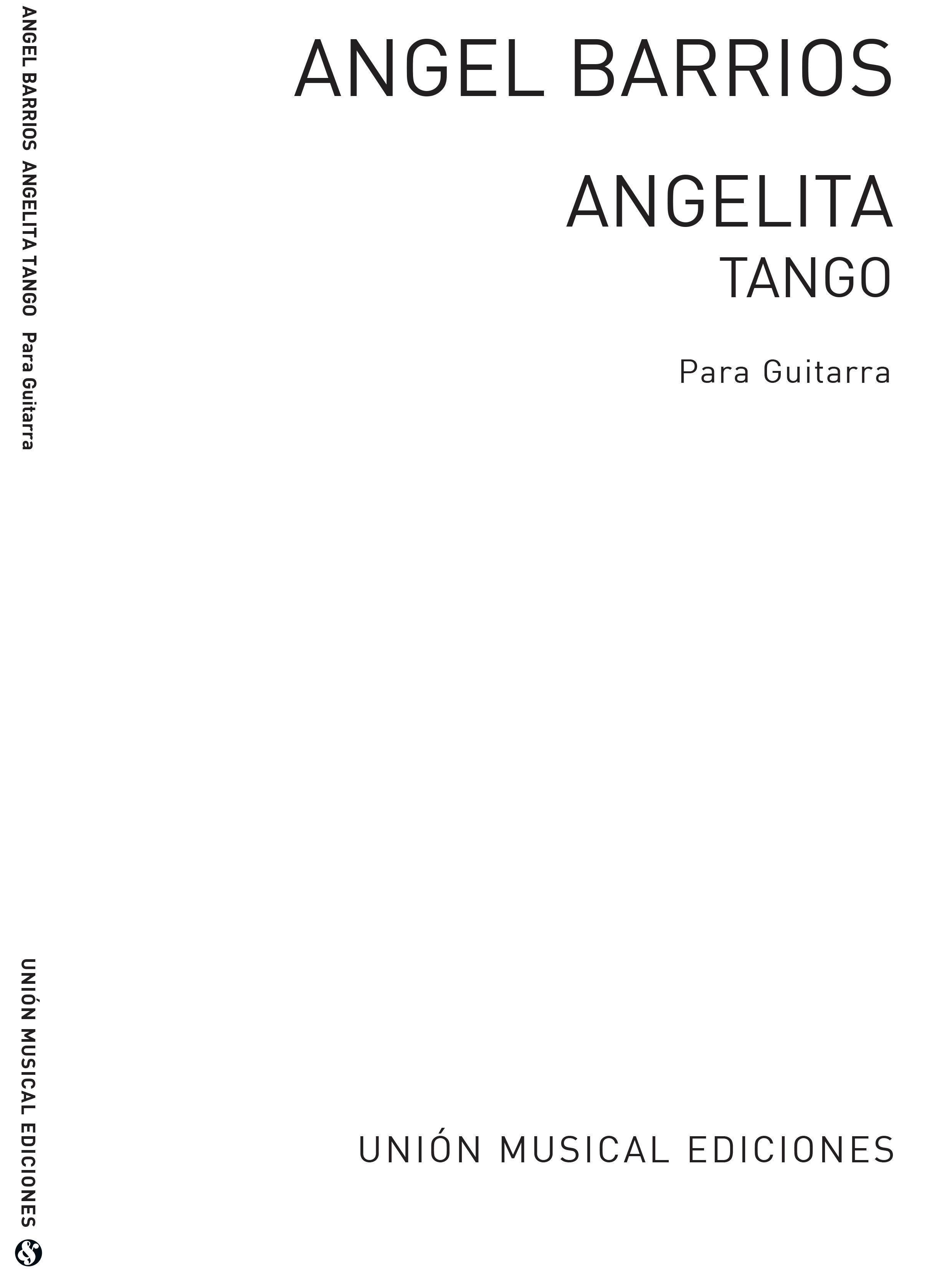 Barrios: Angelita Tango (Azpiazu) for Guitar