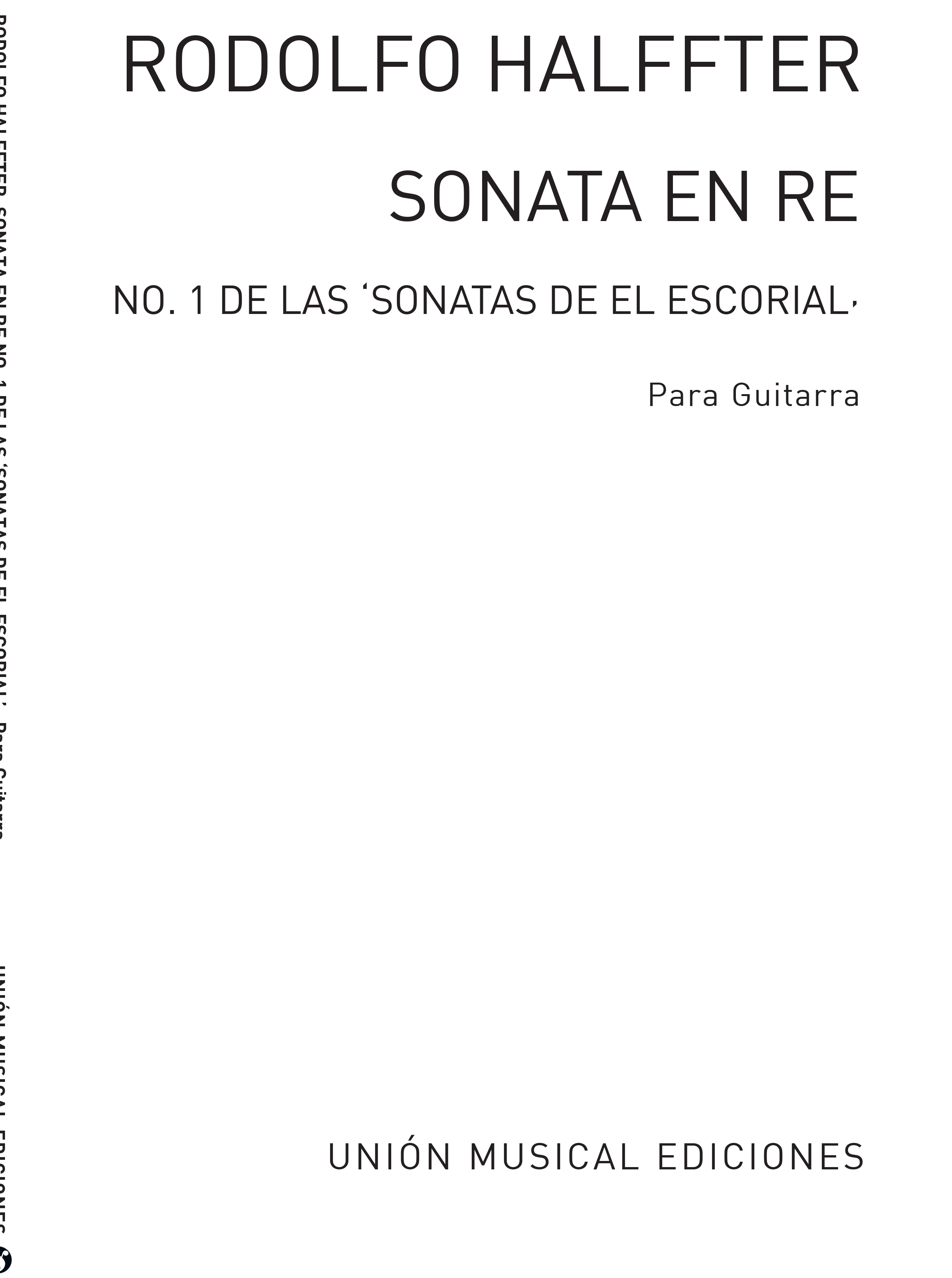 Rodolfo Halffter: Sonata En Re (Azpiazu) Guitar