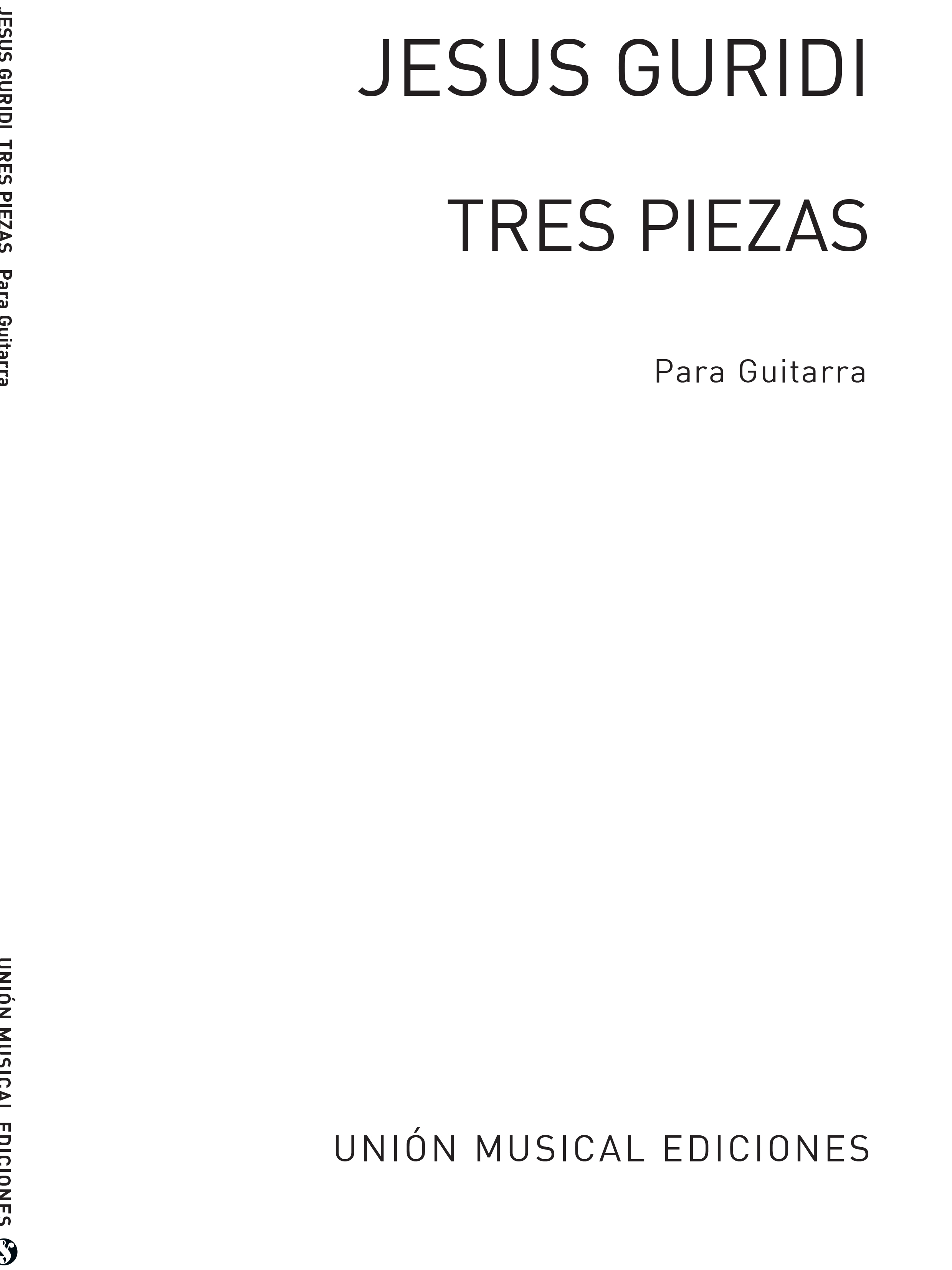 Guridi: Tres Piezas (Azpiazu) for Guitar