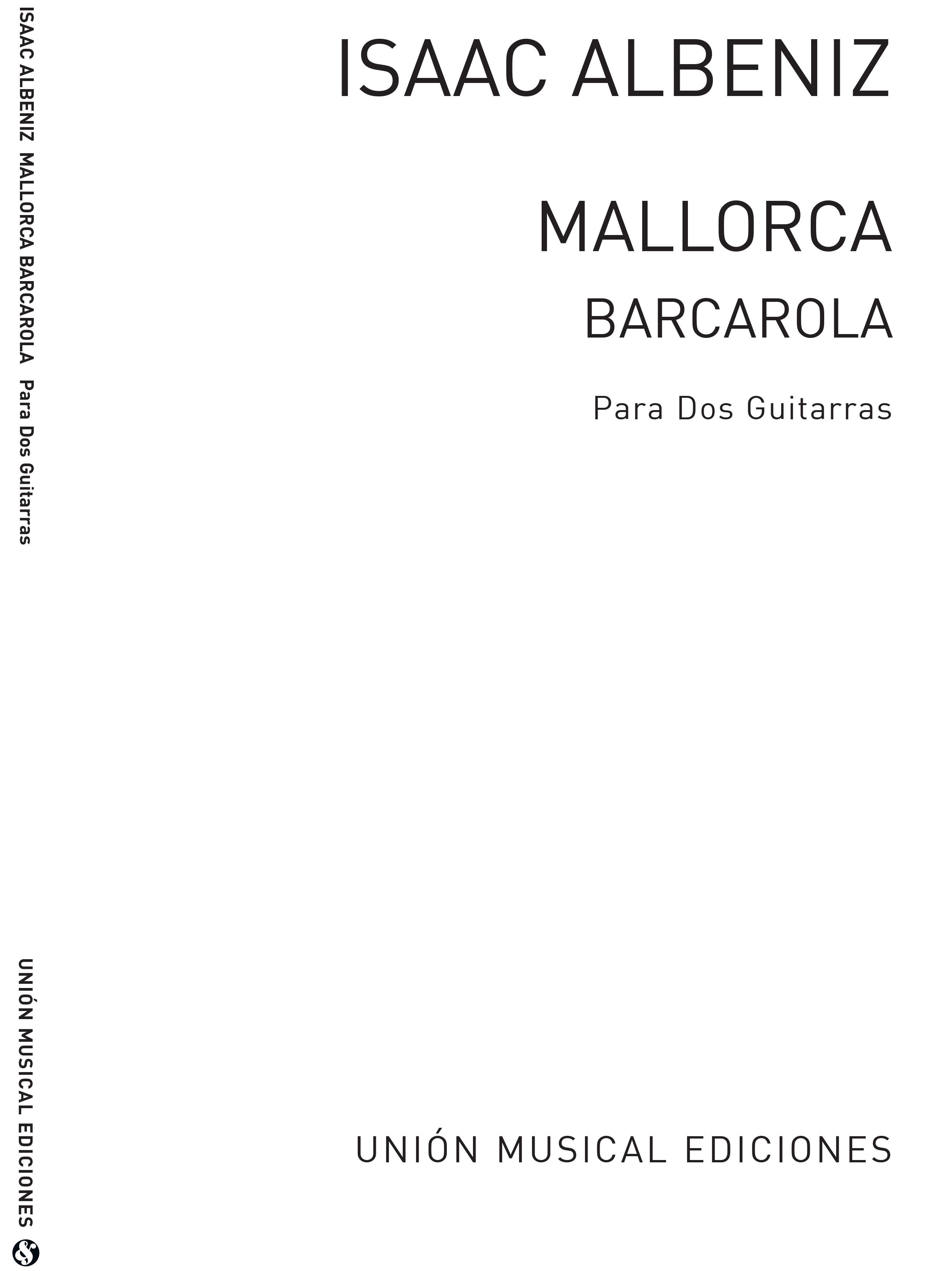 Albeniz: Mallorca Barcarola (Tarrago) for 2 Guitars