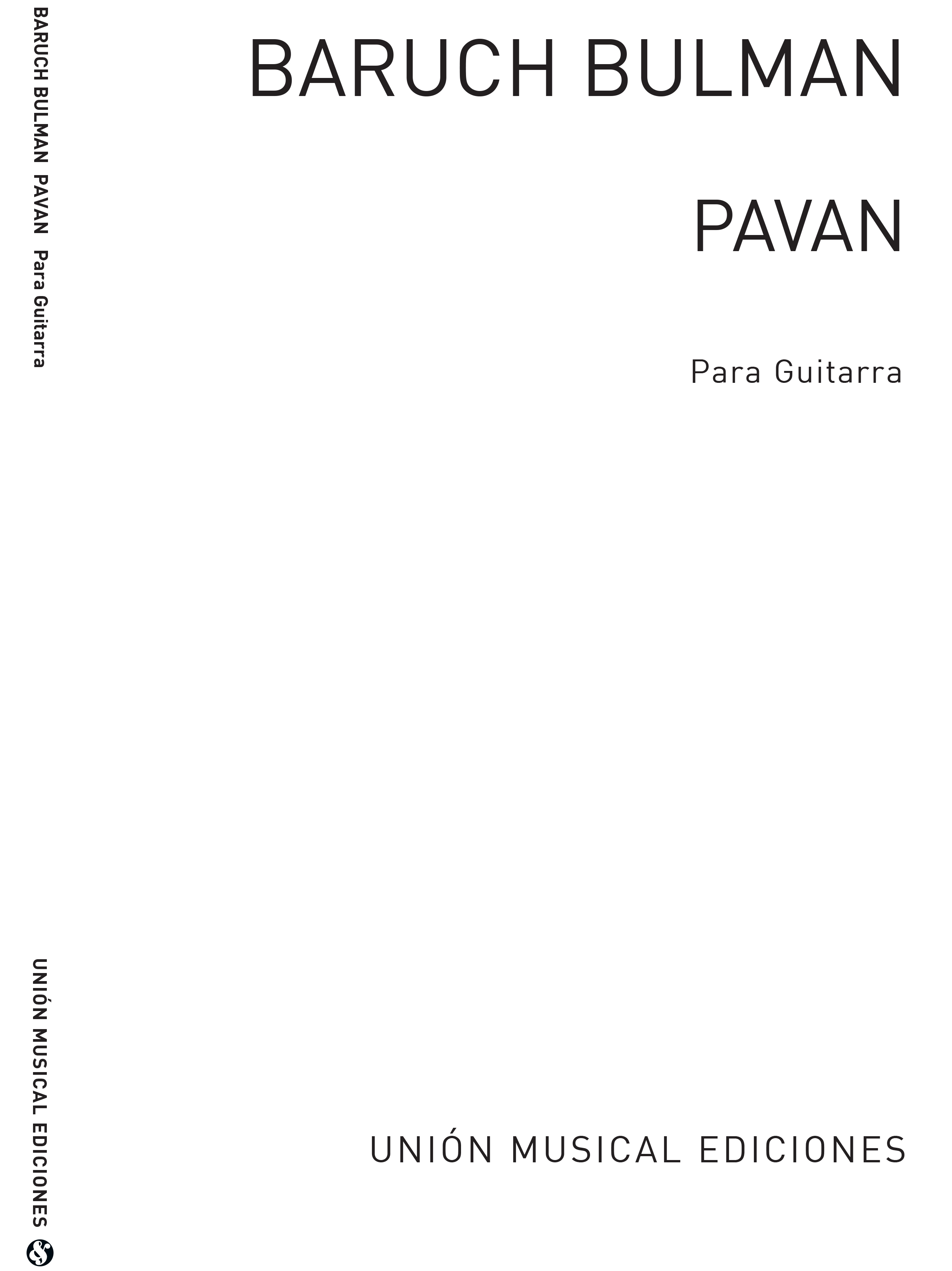 Bulman: Pavan (Azpiazu) for Guitar