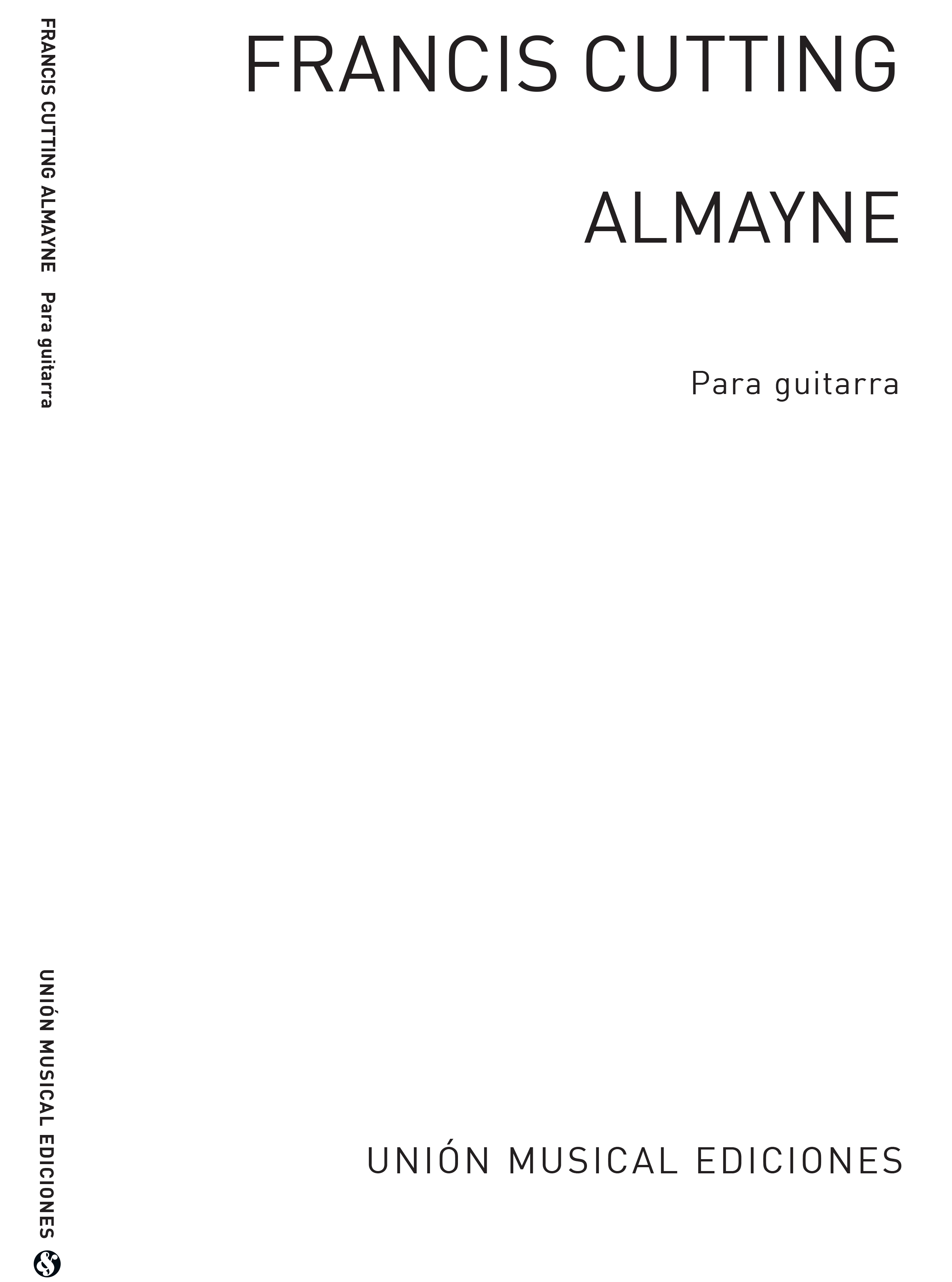 Cutting: Almayne (Azpiazu) for Guitar