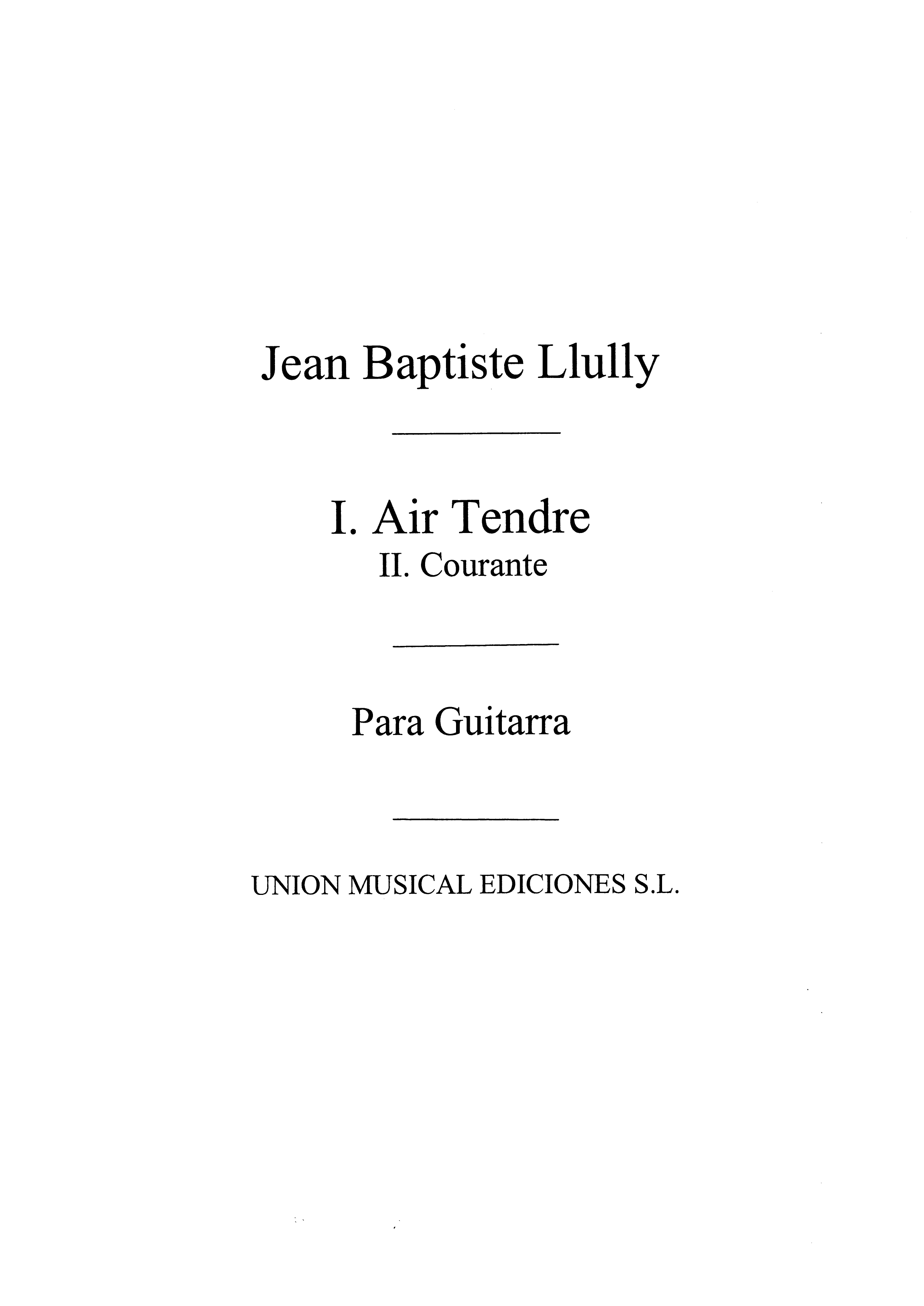 Jean-Baptiste Lully: Obras De Jean-Baptiste Lully