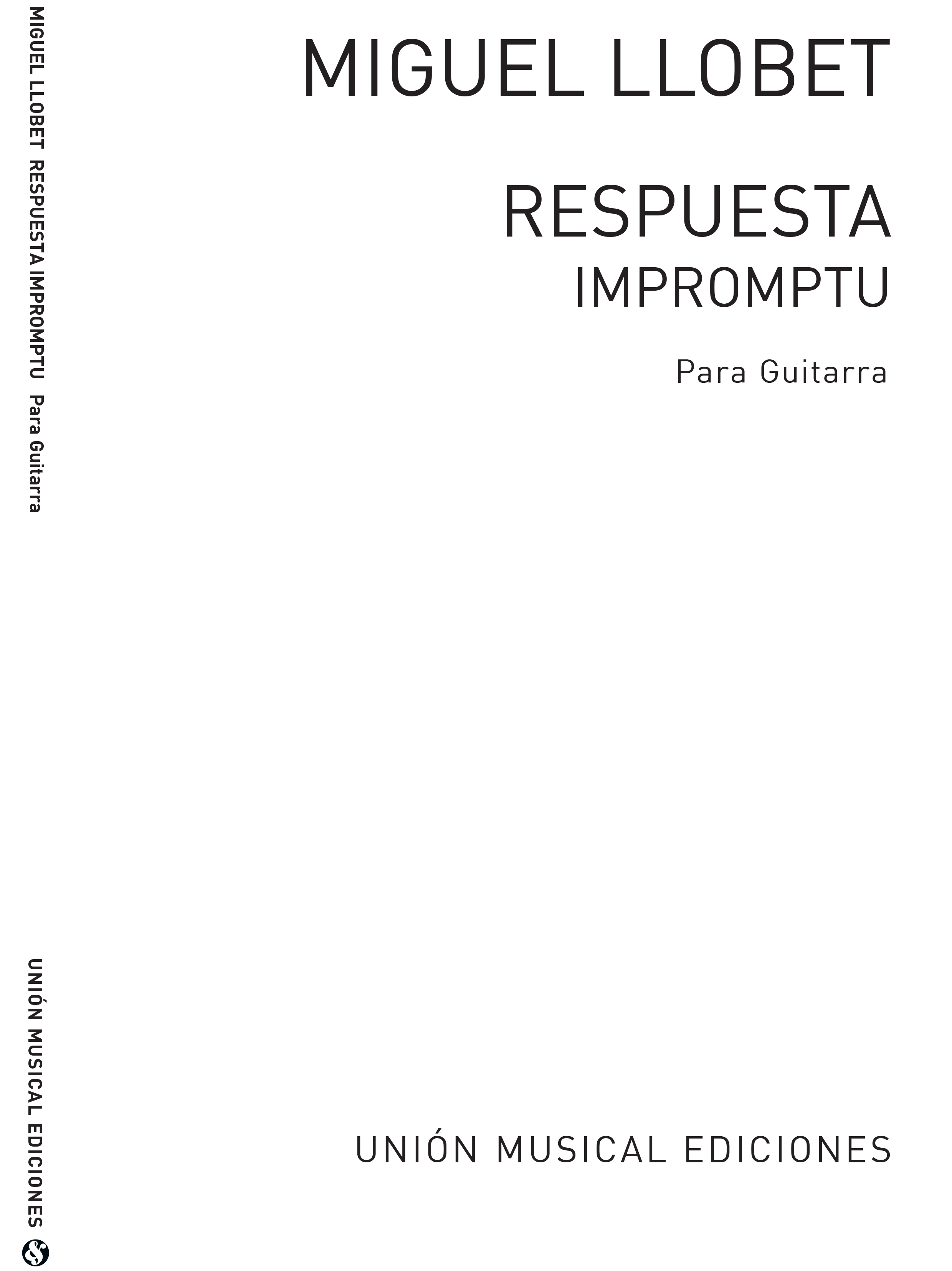 Llobet: Respuesta Impromptu for Guitar