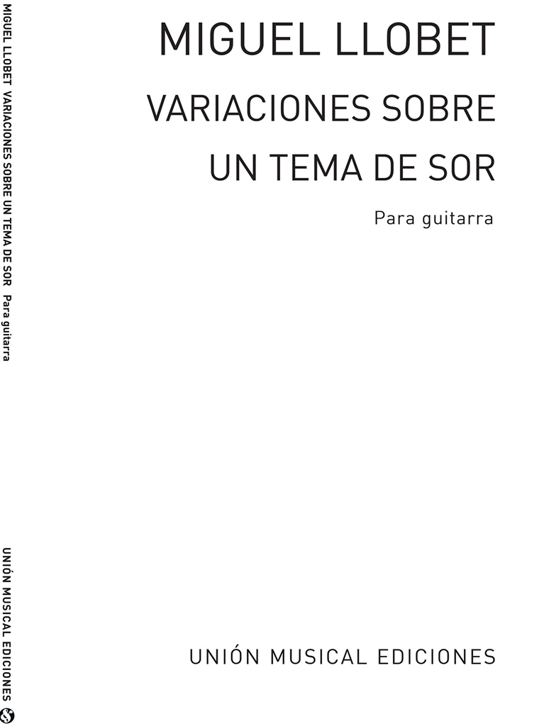 Llobet: Variaciones Sobre Un Tema De Sors for Guitar