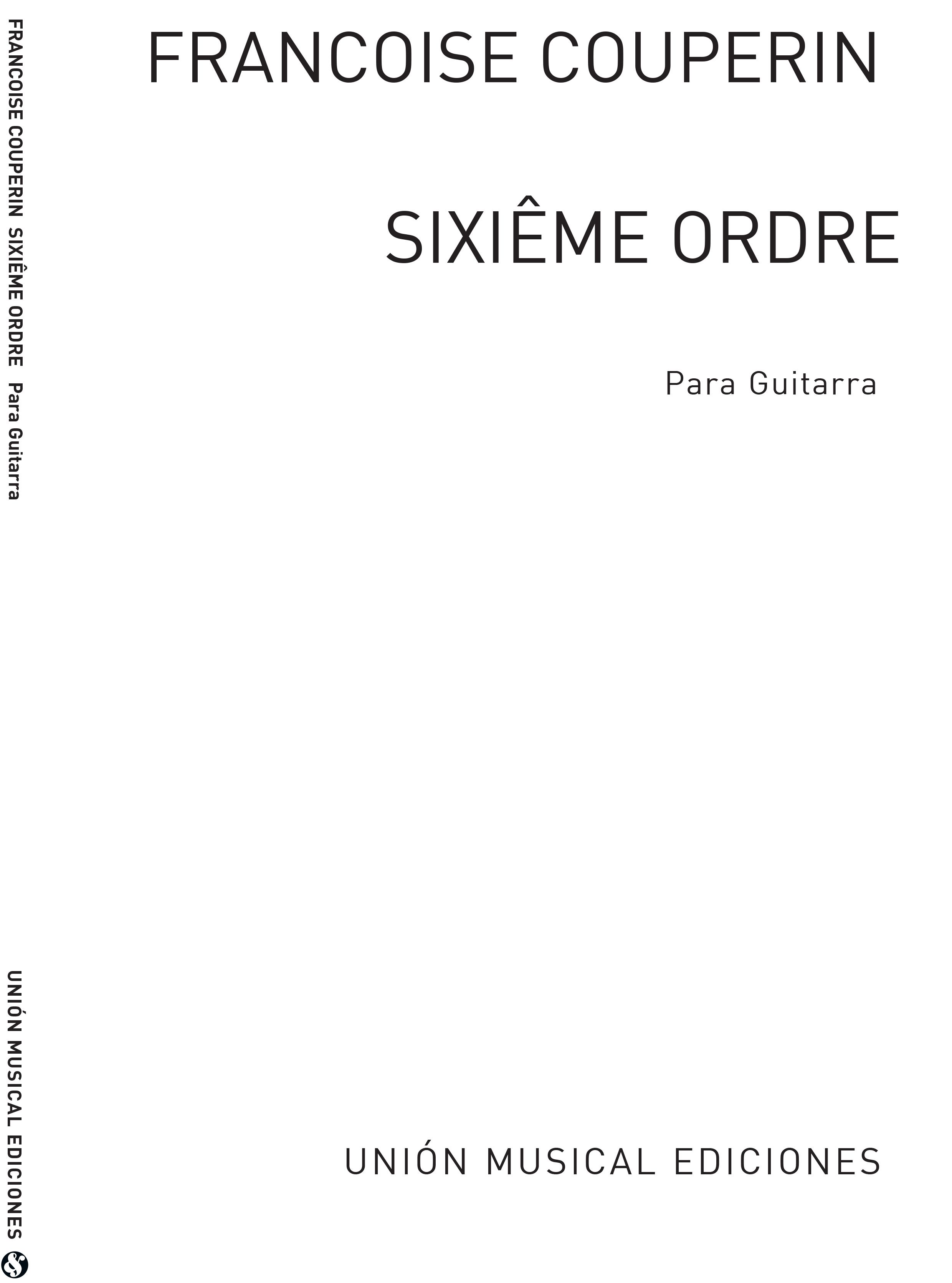 Francis Couperin: Sixieme Ordre Suite (arr. Azpiazu)