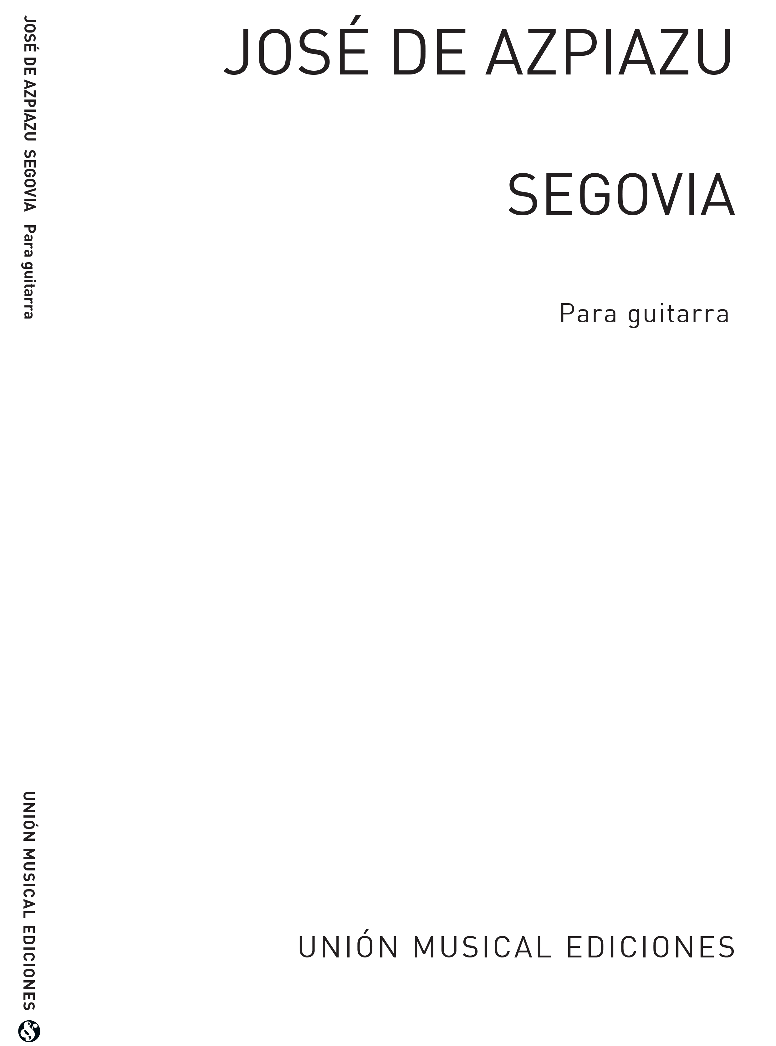 Azpiazu: Segovia - Suite for Guitar